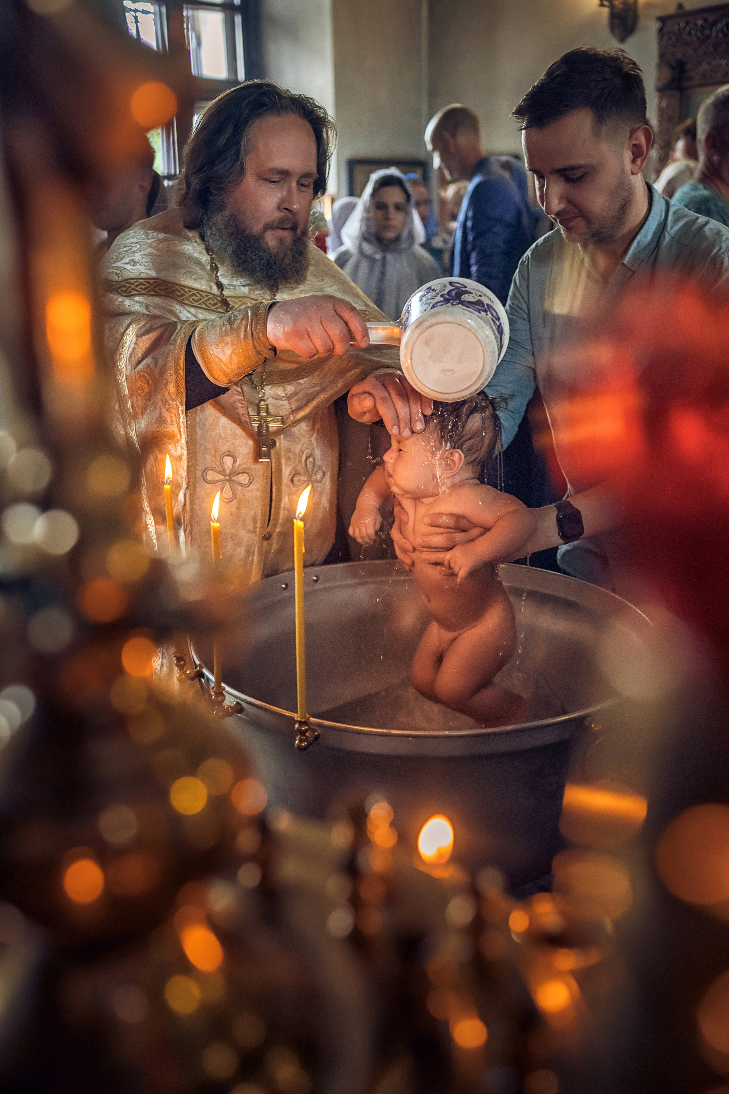 Таинство Крещения. Фотограф Мария Гончарова/ Москва — область