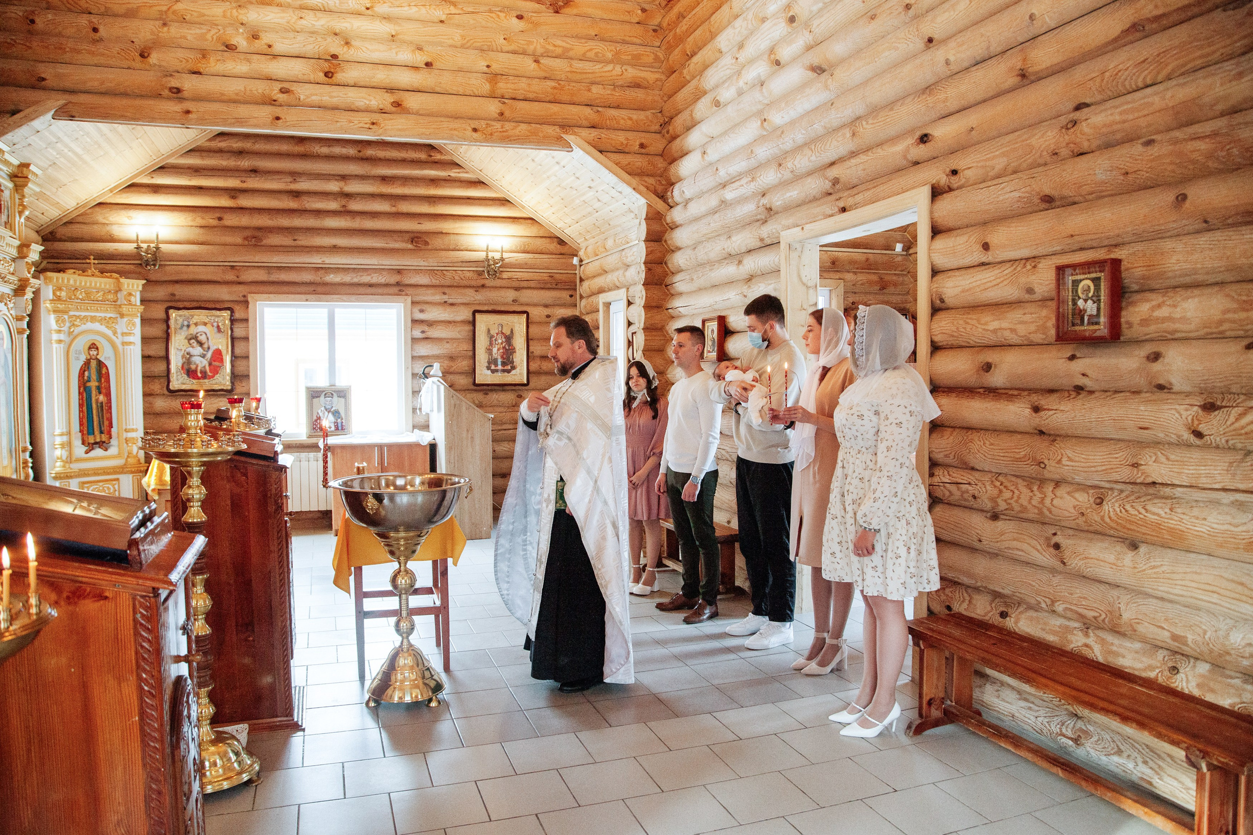 Таинство крещения Константина. Портретный, семейный, свадебный фотограф в Брянске Маргарита Василькова