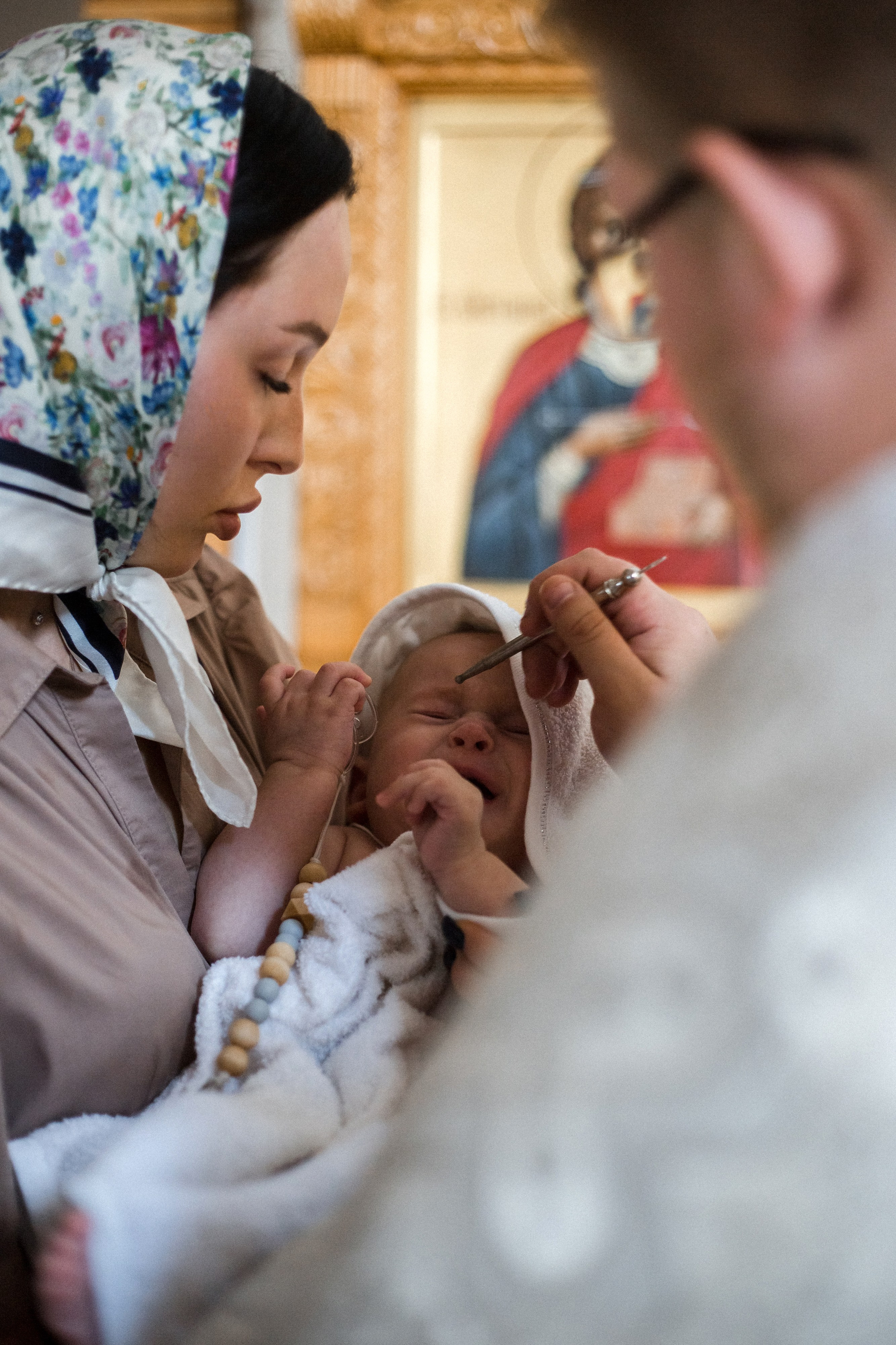 Таинство Крещения. Покровский Собор. Портретный, семейный, свадебный фотограф в Брянске Маргарита Василькова