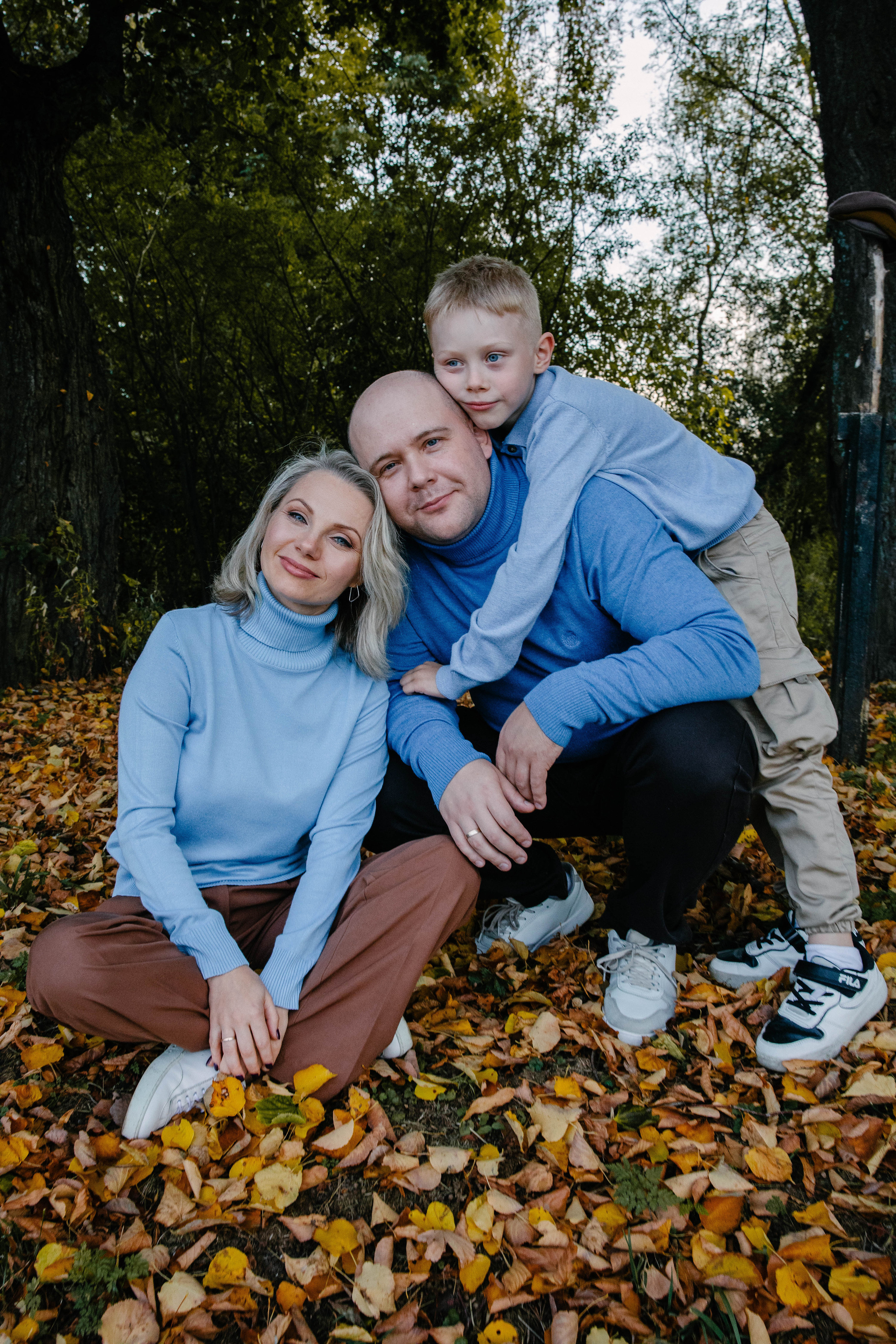 Андрей и родители. Фотограф Петрова Мария