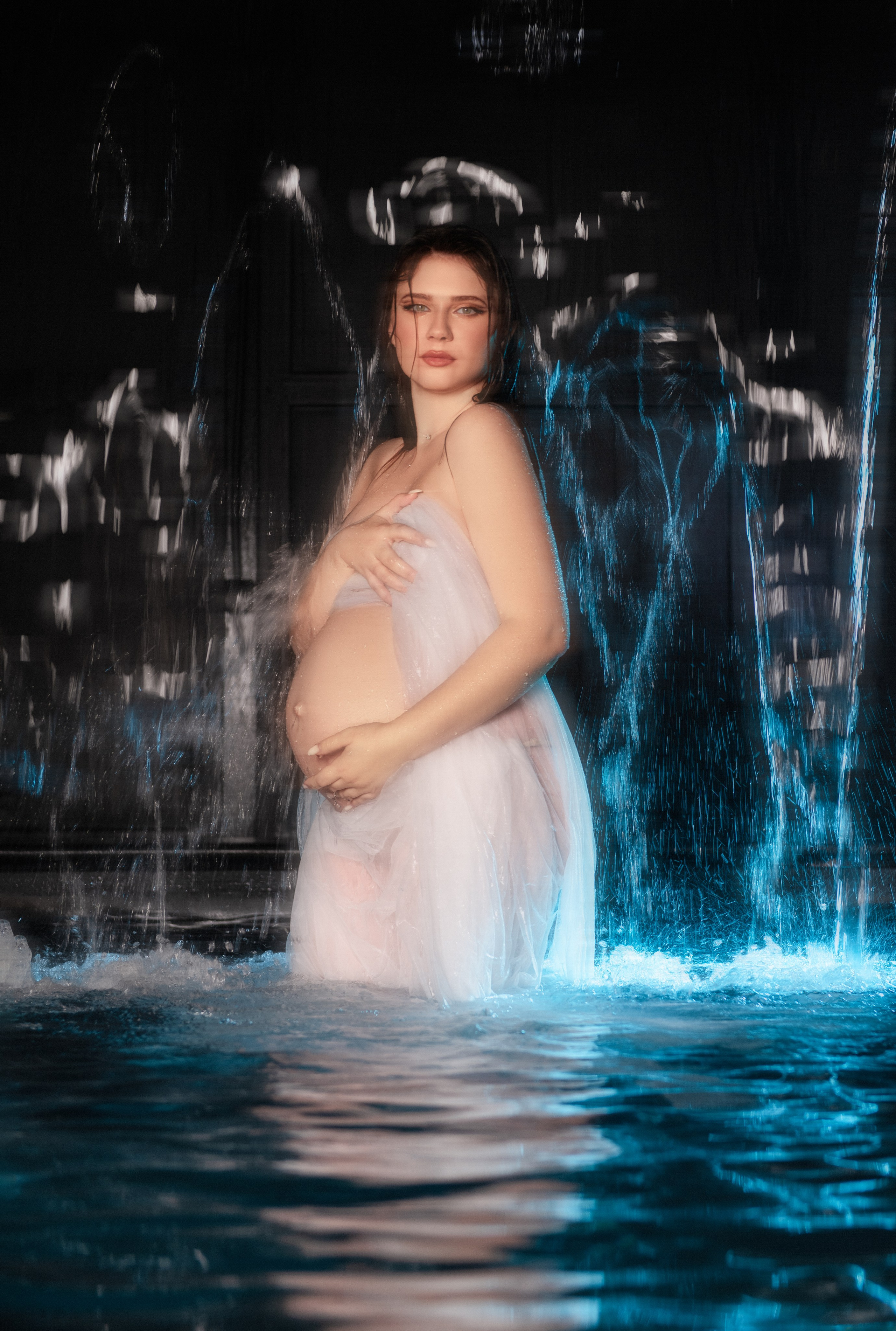 БАССЕЙН. Фотограф Беременности в Краснодаре Кара Артисан