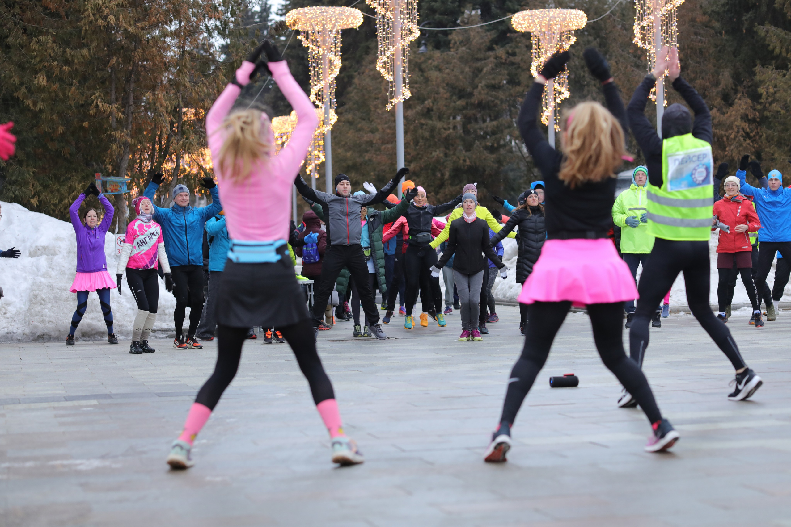 Забег 8 Марта, Речной вокзал. Фотограф Сергей Ловкий