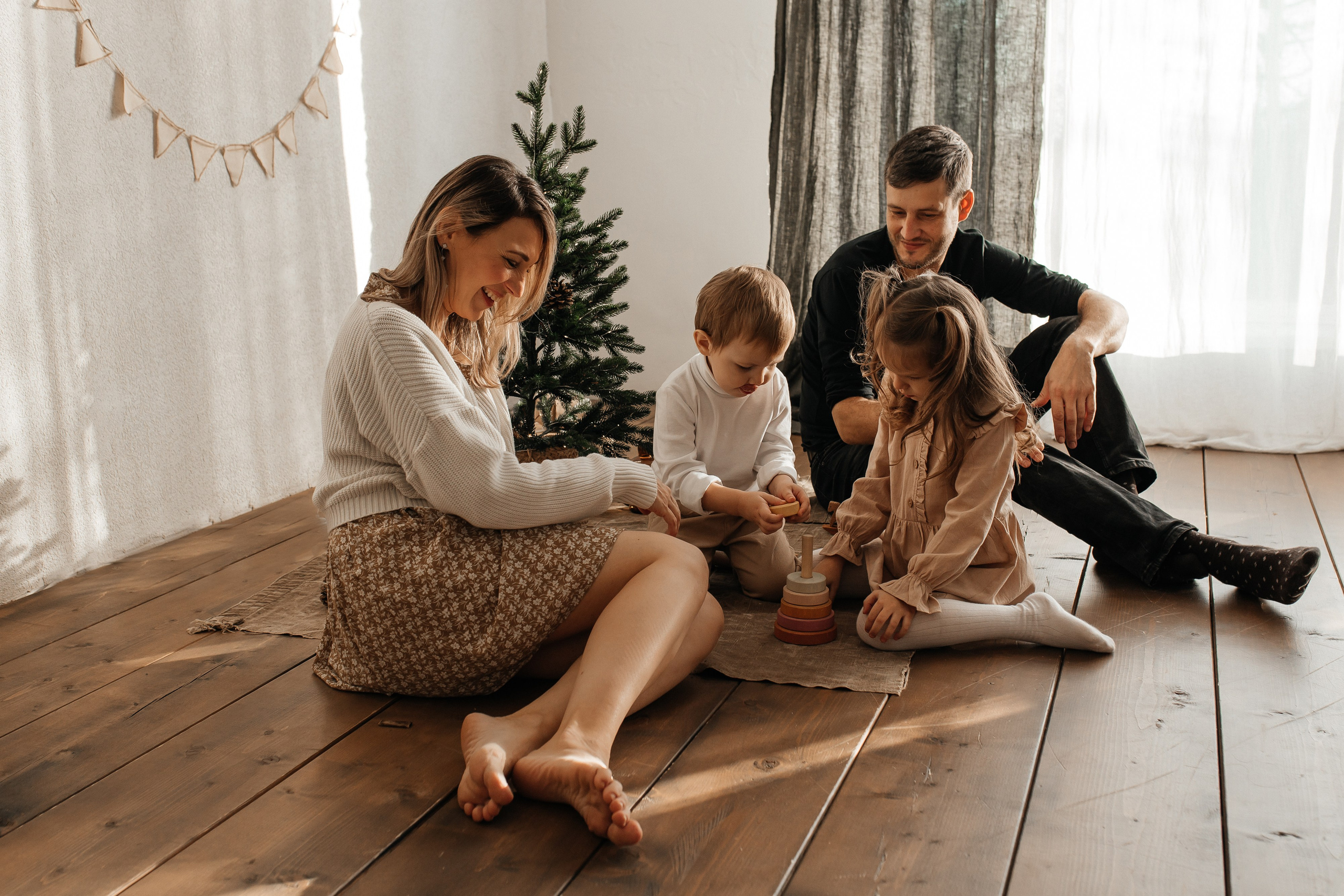 Андрей, Саша, Майя и Ванюша. Фотограф в Краснодаре Алла Потоцкая