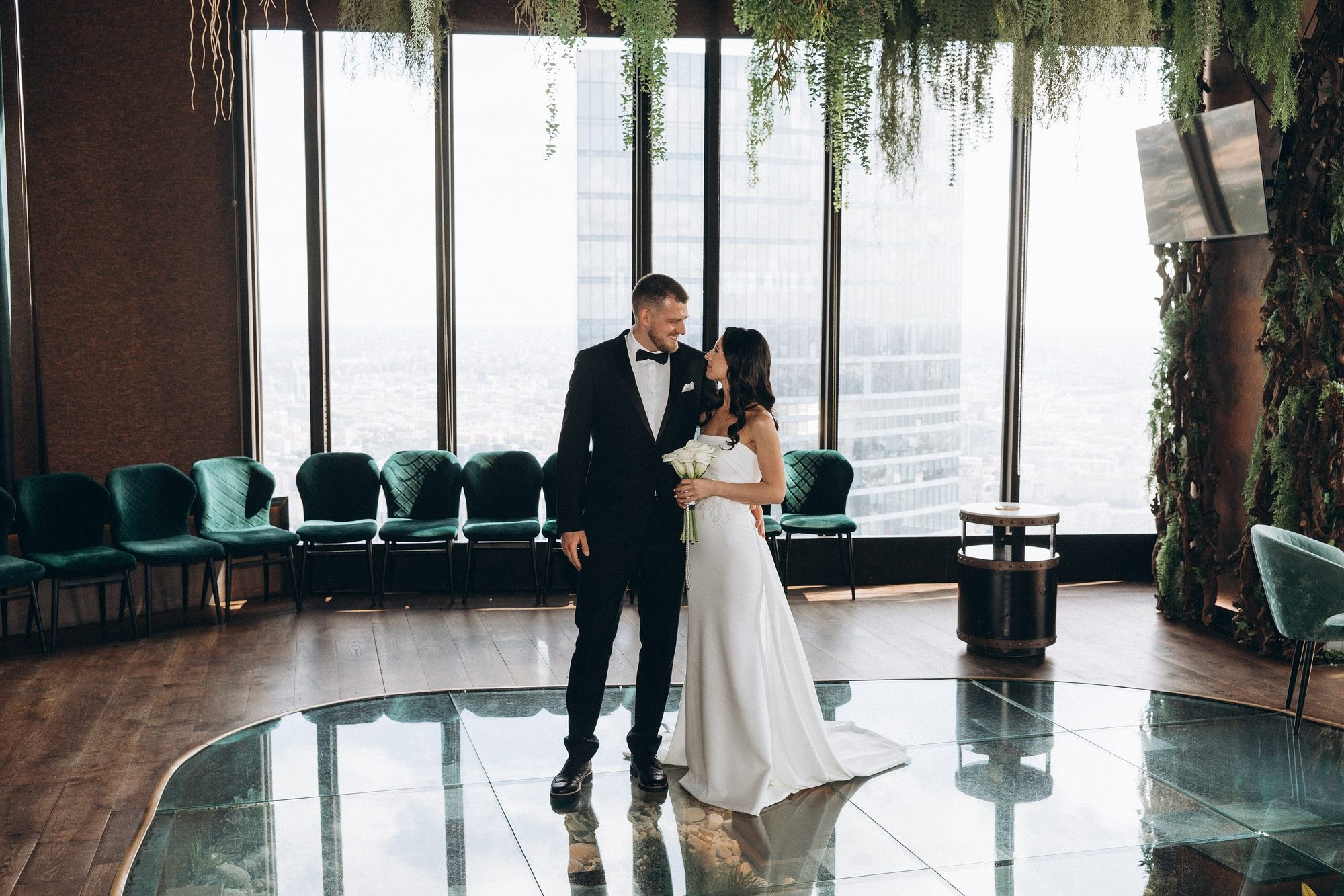 Свадебная фотосъемка в ресторане Birds. Сергей Гладков свадебный фотограф в Москве