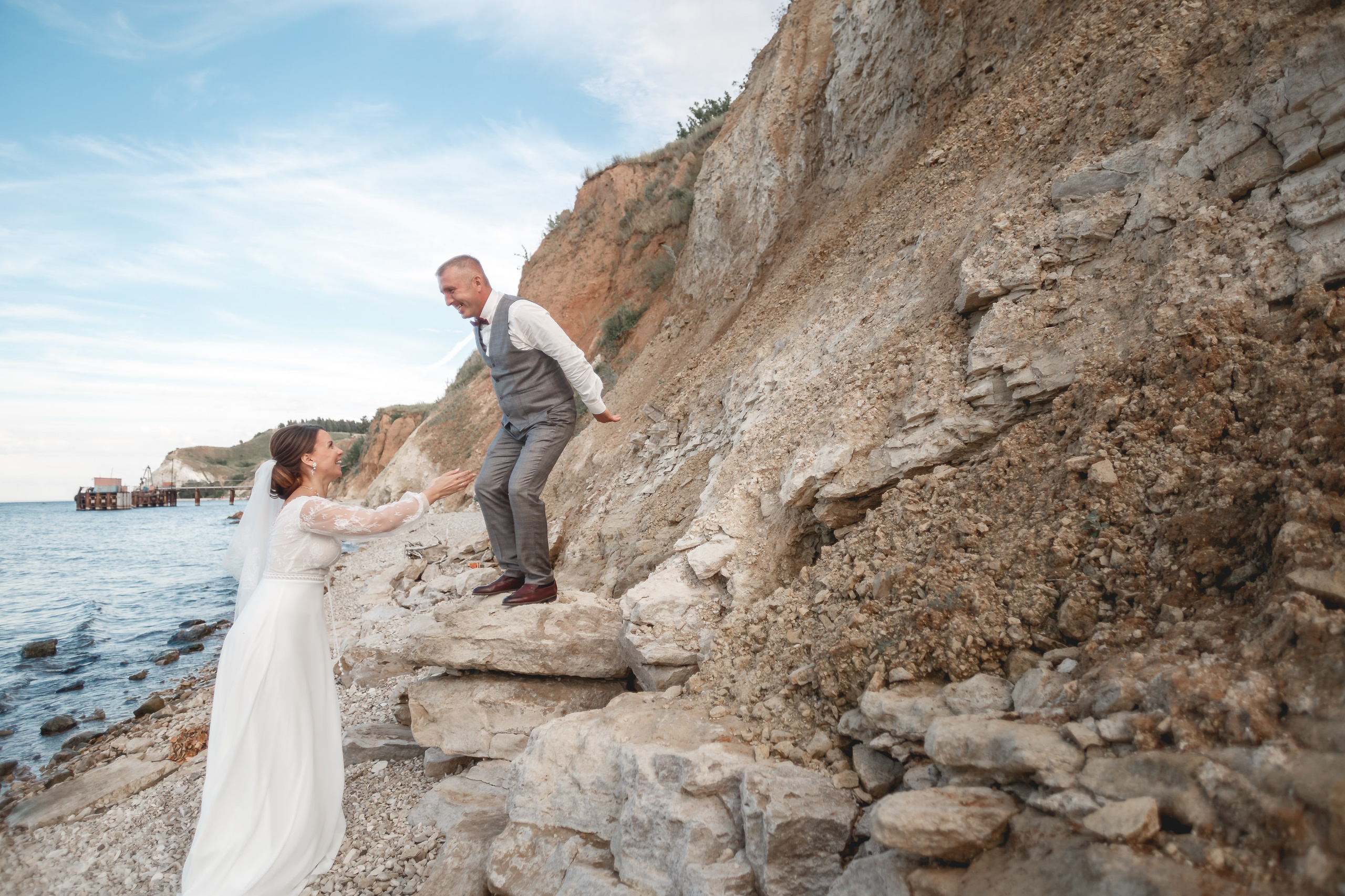 Свадьба на берегу Волги. Фотограф Ильхам Сибгатуллин Казань