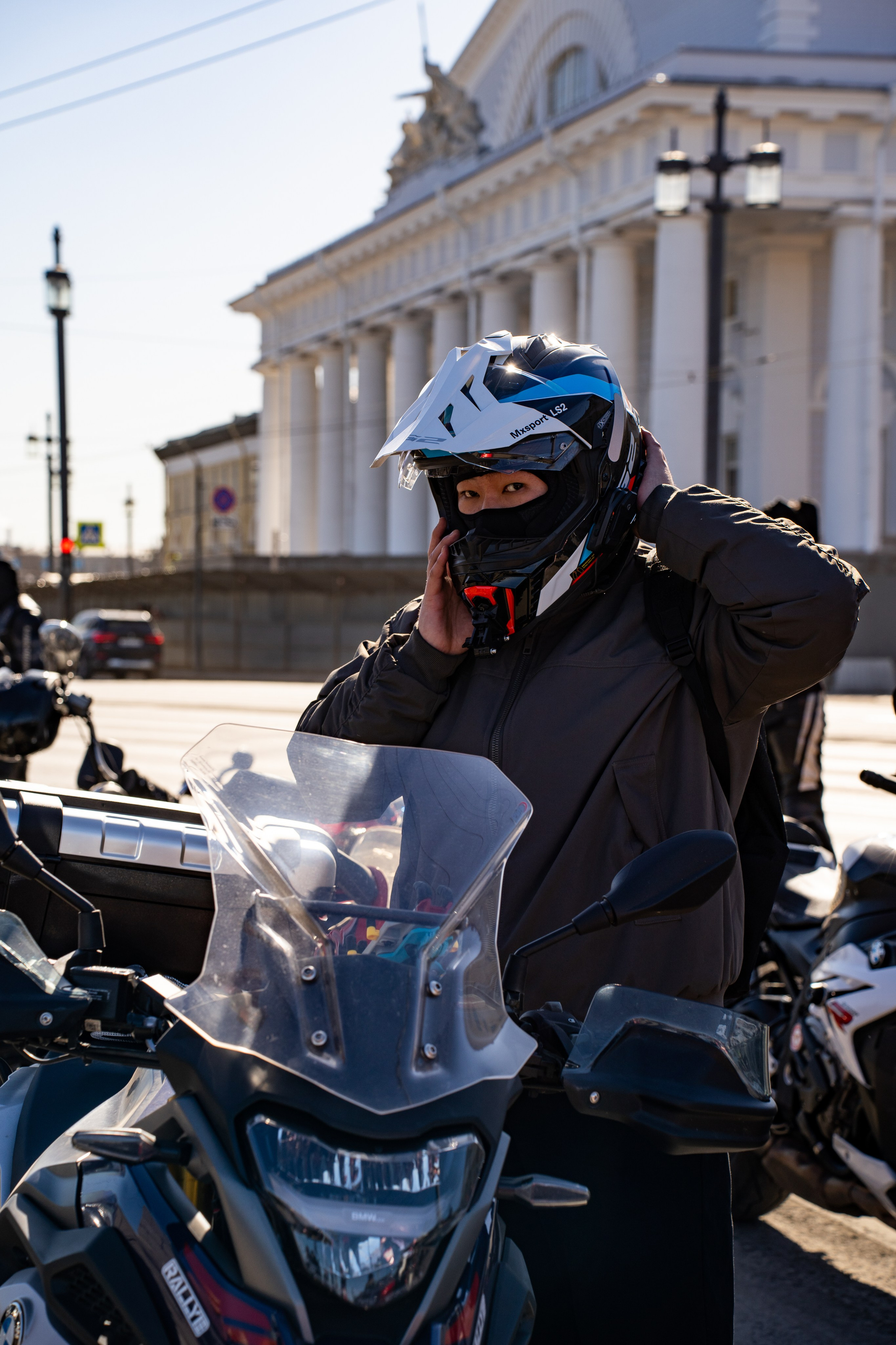 Весенний прохват мотоклуба Normans Riders MC. Концертный и репортажный фотограф в Санкт-Петербурге Слава Пахомов