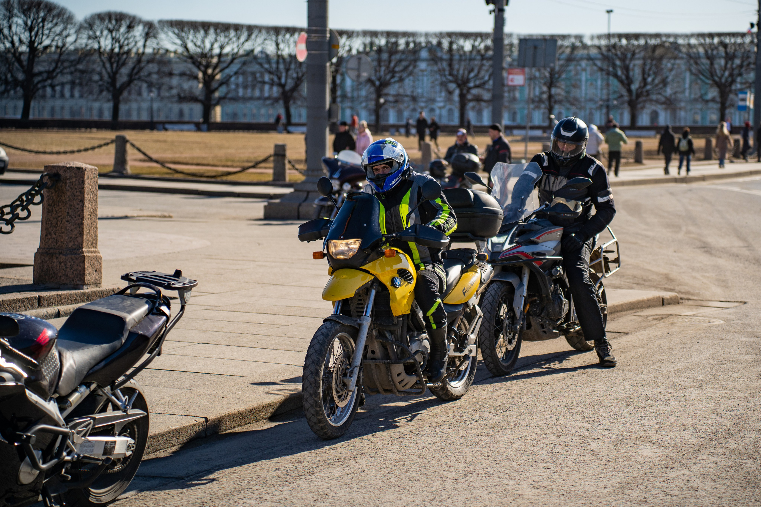 Весенний прохват мотоклуба Normans Riders MC. Концертный и репортажный фотограф в Санкт-Петербурге Слава Пахомов