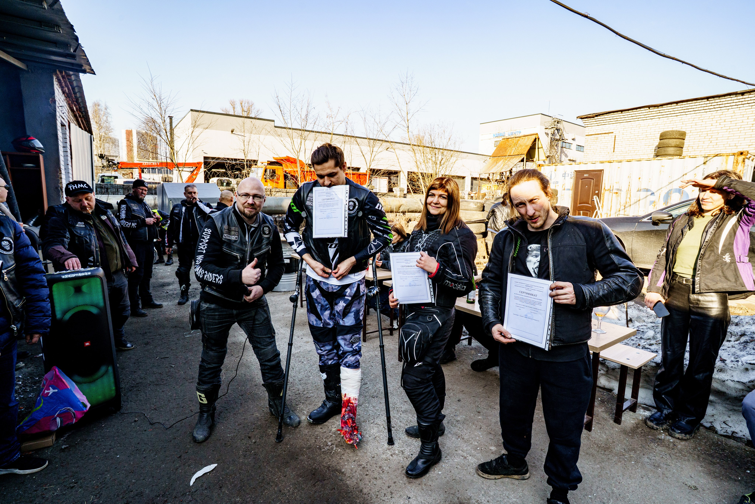 Прохват мотоклуба Norman Riders ч.2. Концертный и репортажный фотограф в Санкт-Петербурге Слава Пахомов