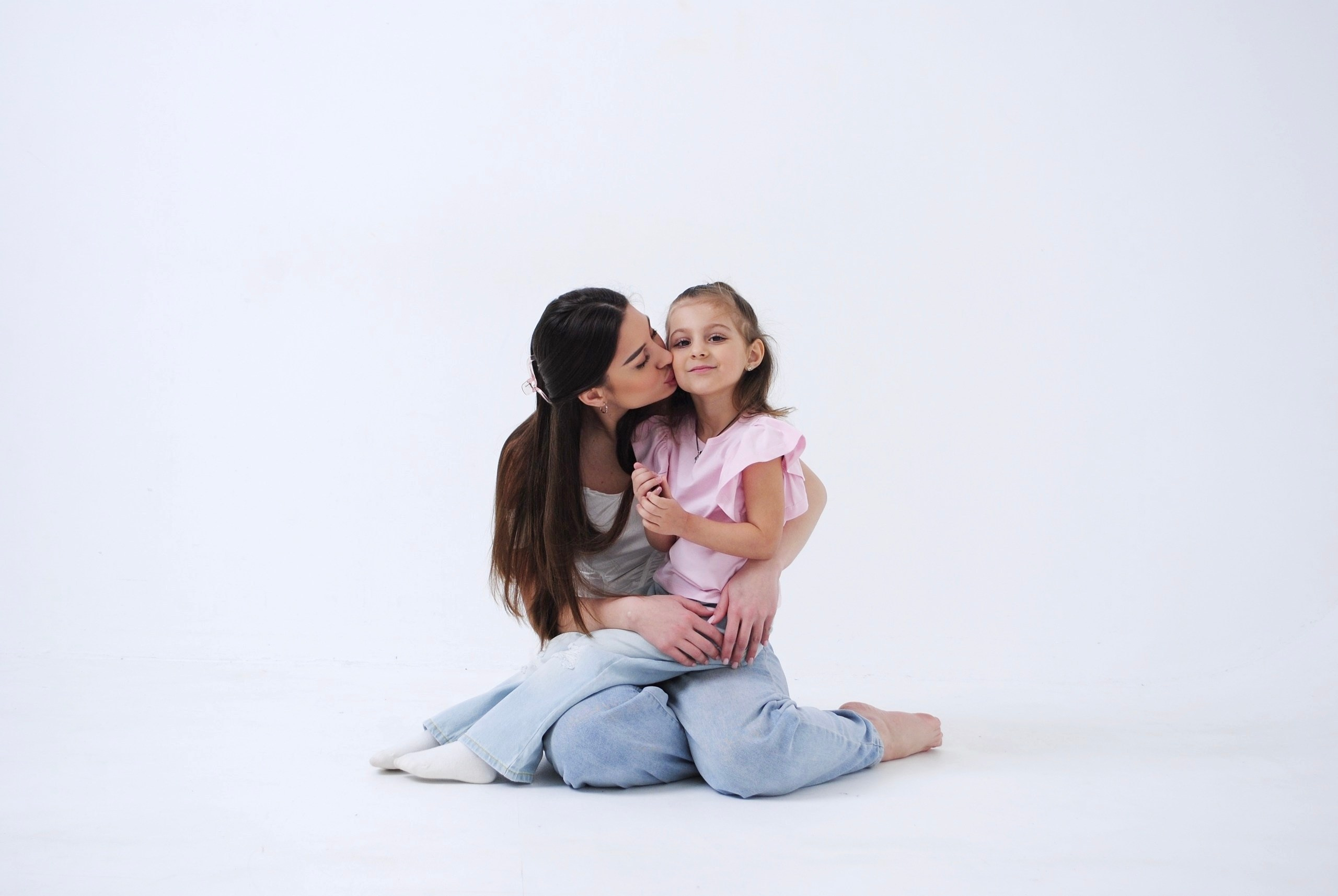 Настя и дочь. Фотограф Мария Мусаелян