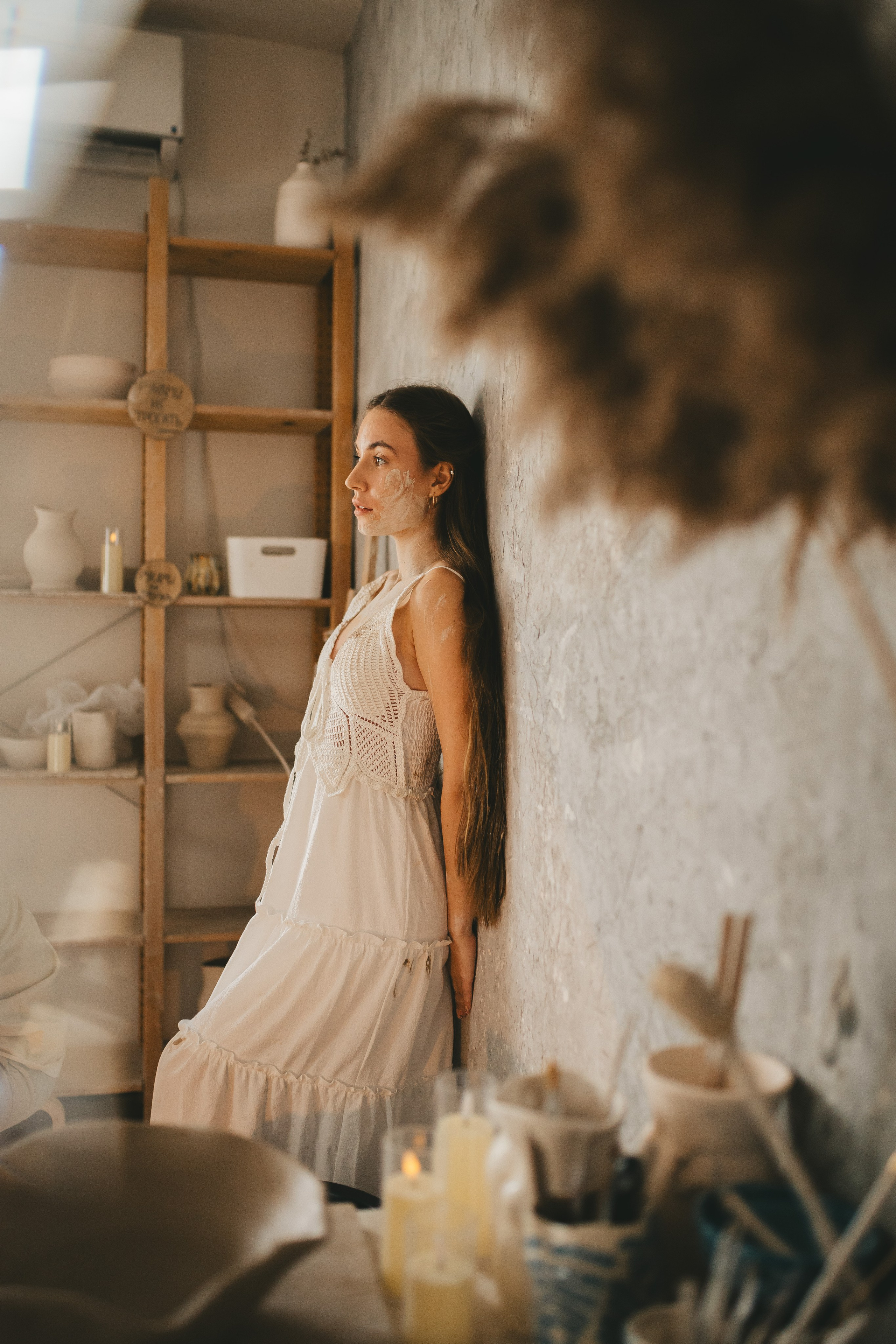 Дима и Даша в гончарной мастерской. Семейный lifestyle фотограф в Санкт-Петербурге Людмила Пахомова