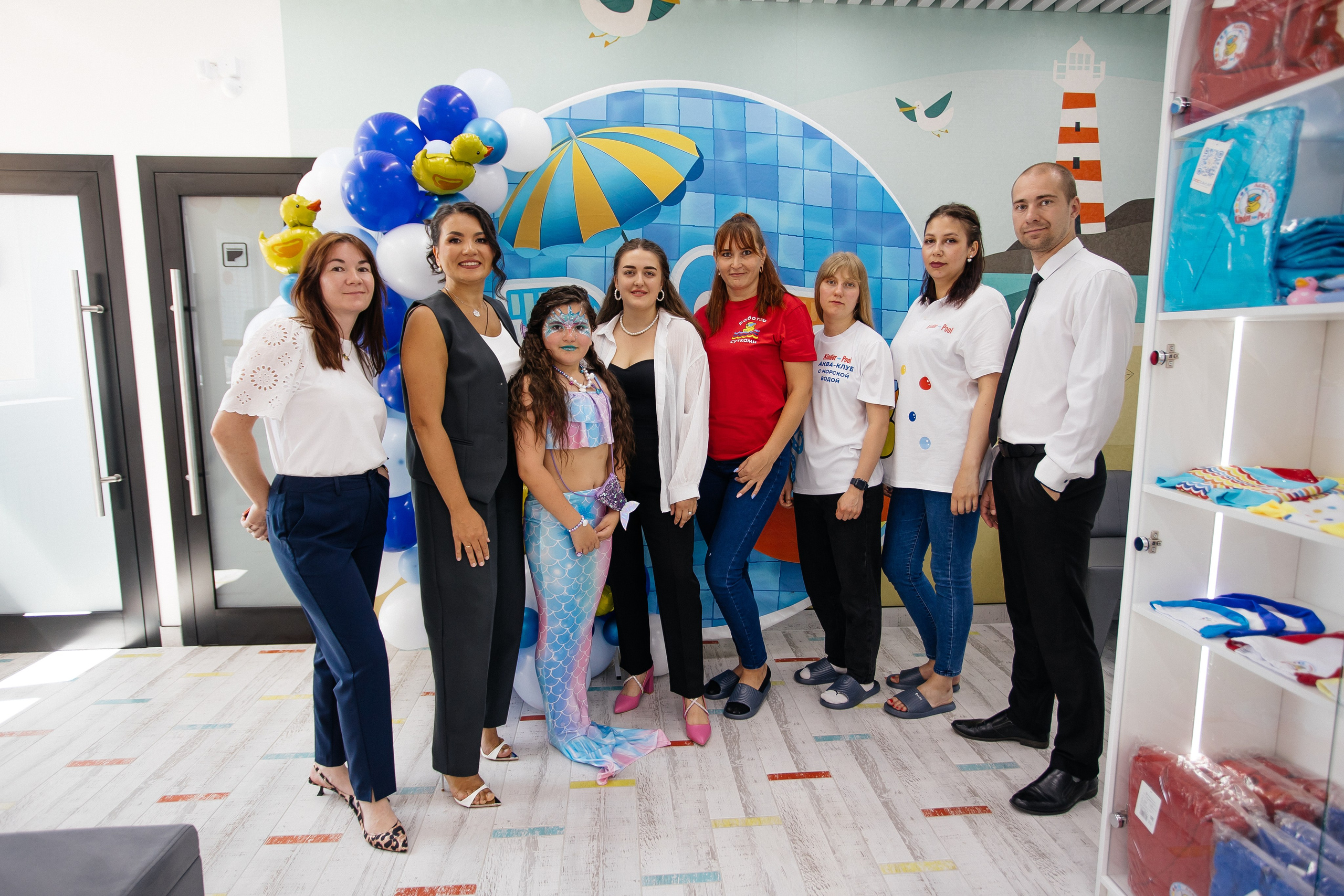 Открытие бассейна. Фотограф в Иркутске