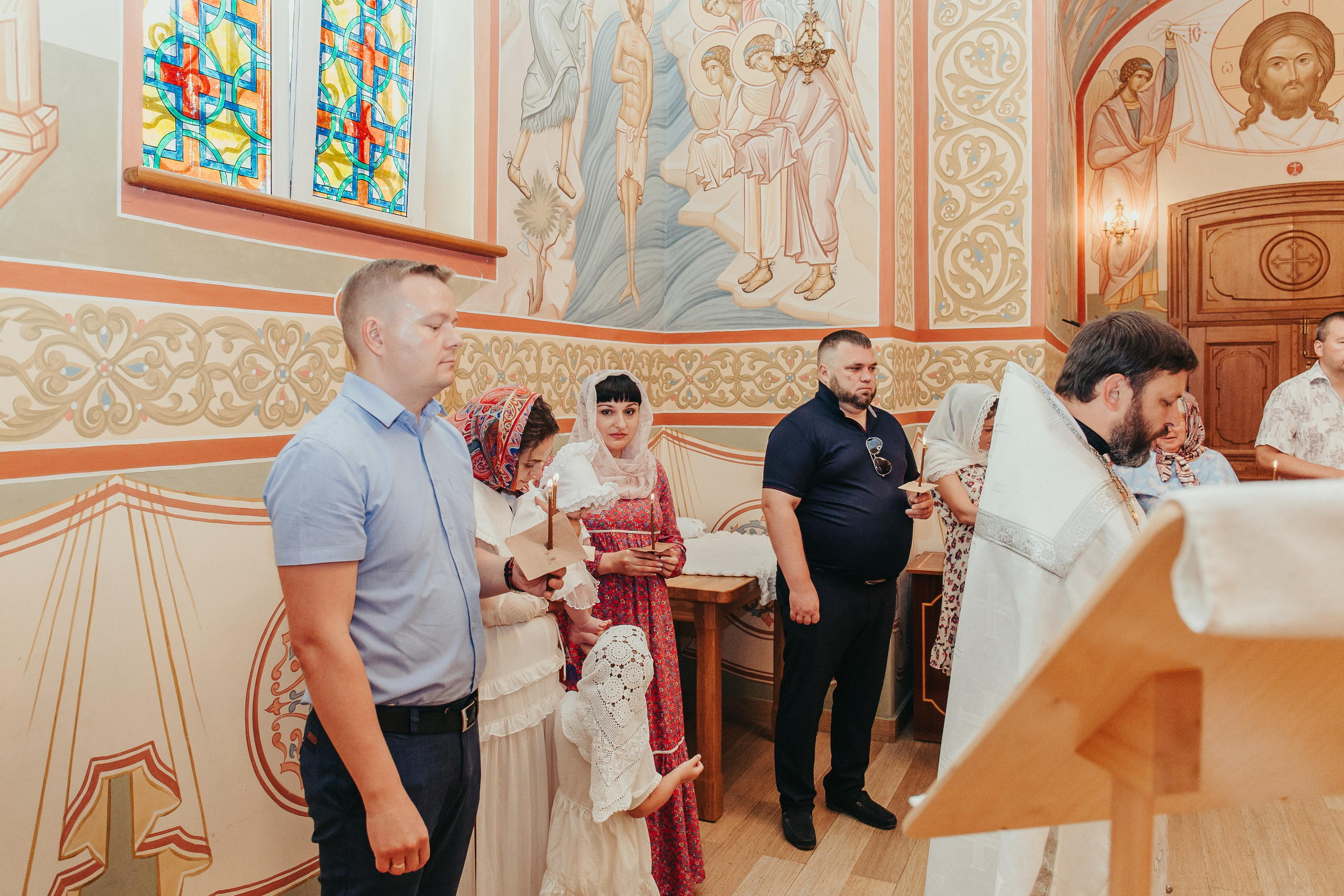 Крещение Маши в Черниговском Скиту. Фотограф новорожденных и детский в Сергиевом Посаде Кругликова Юлия