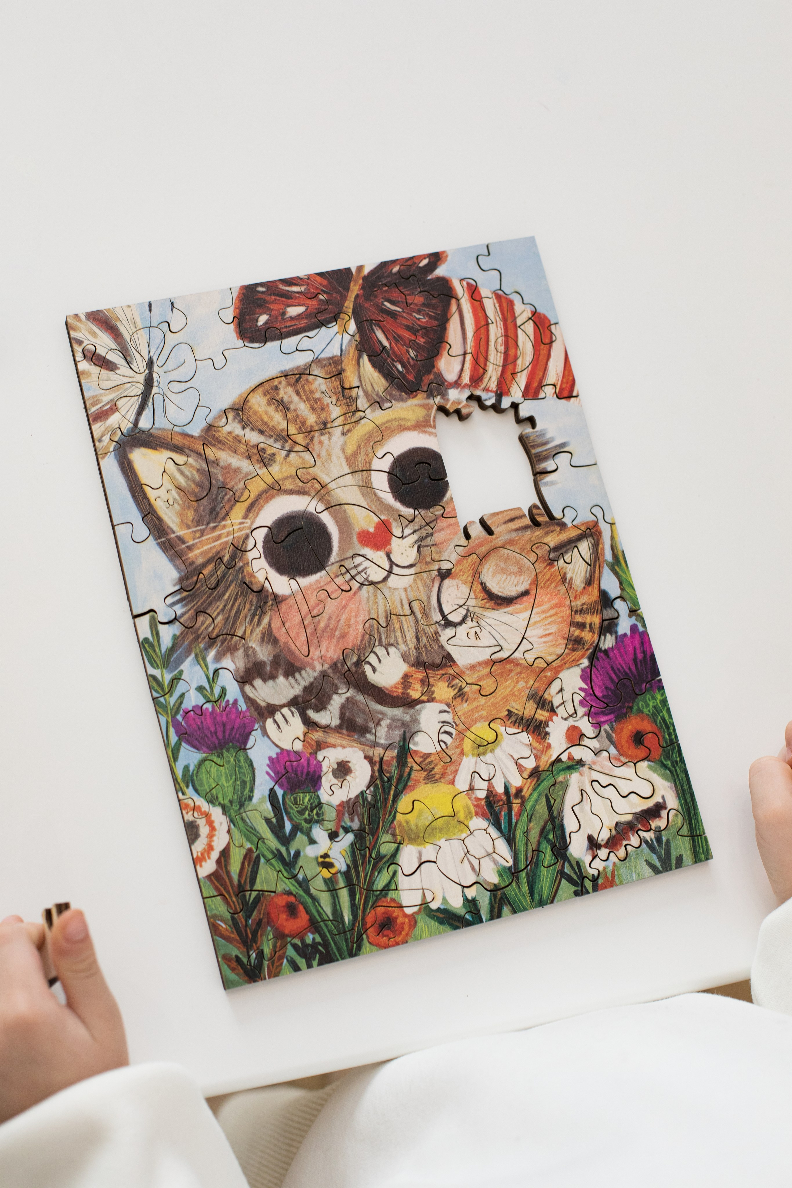 Фотоконтент деревянных пазлов. Детский и контент фотограф Надя Волкова Санкт-Петербург