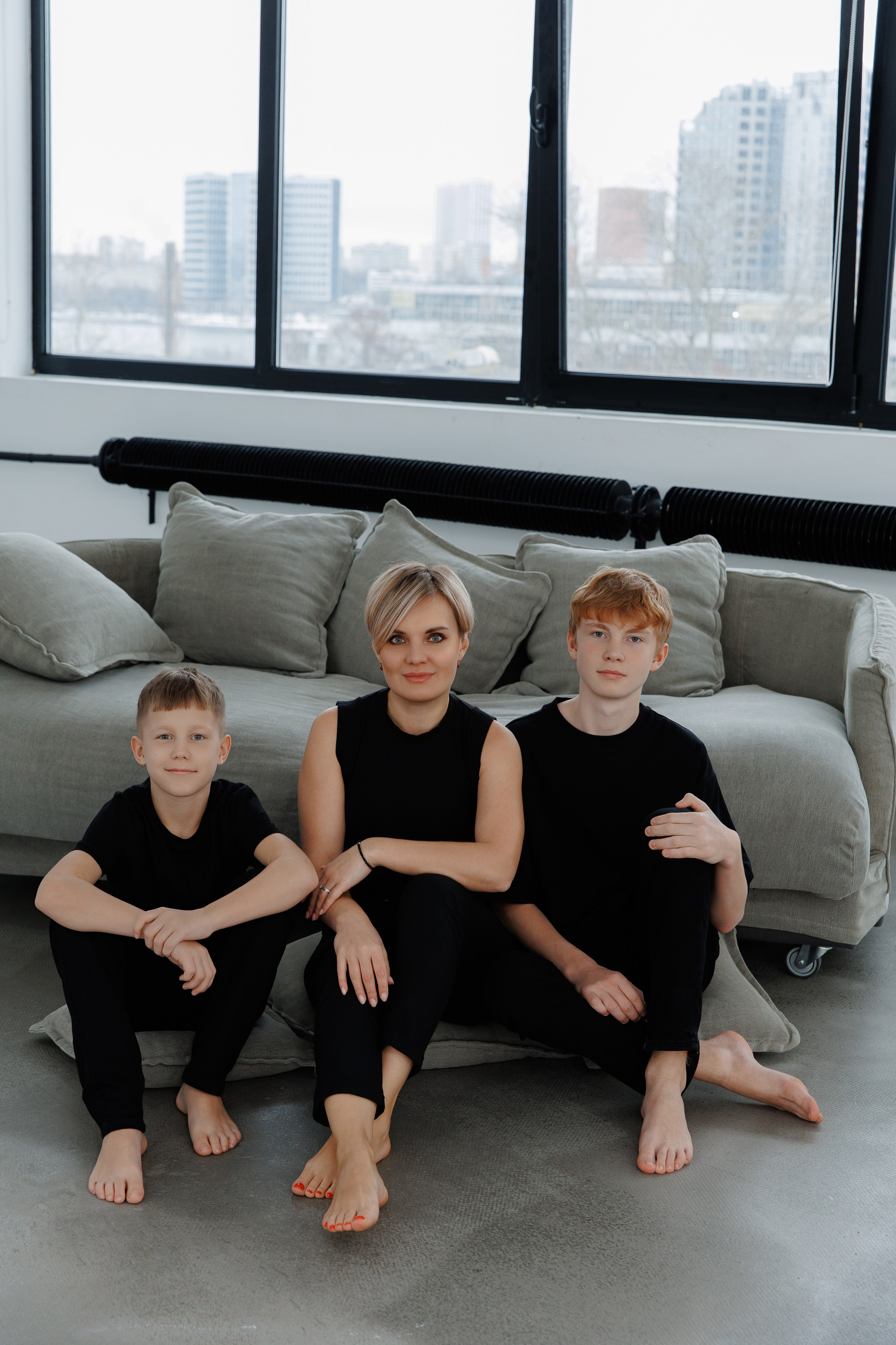 Семейная фотосессия Елена с сыновьями. Фотограф Александра Сыщенко