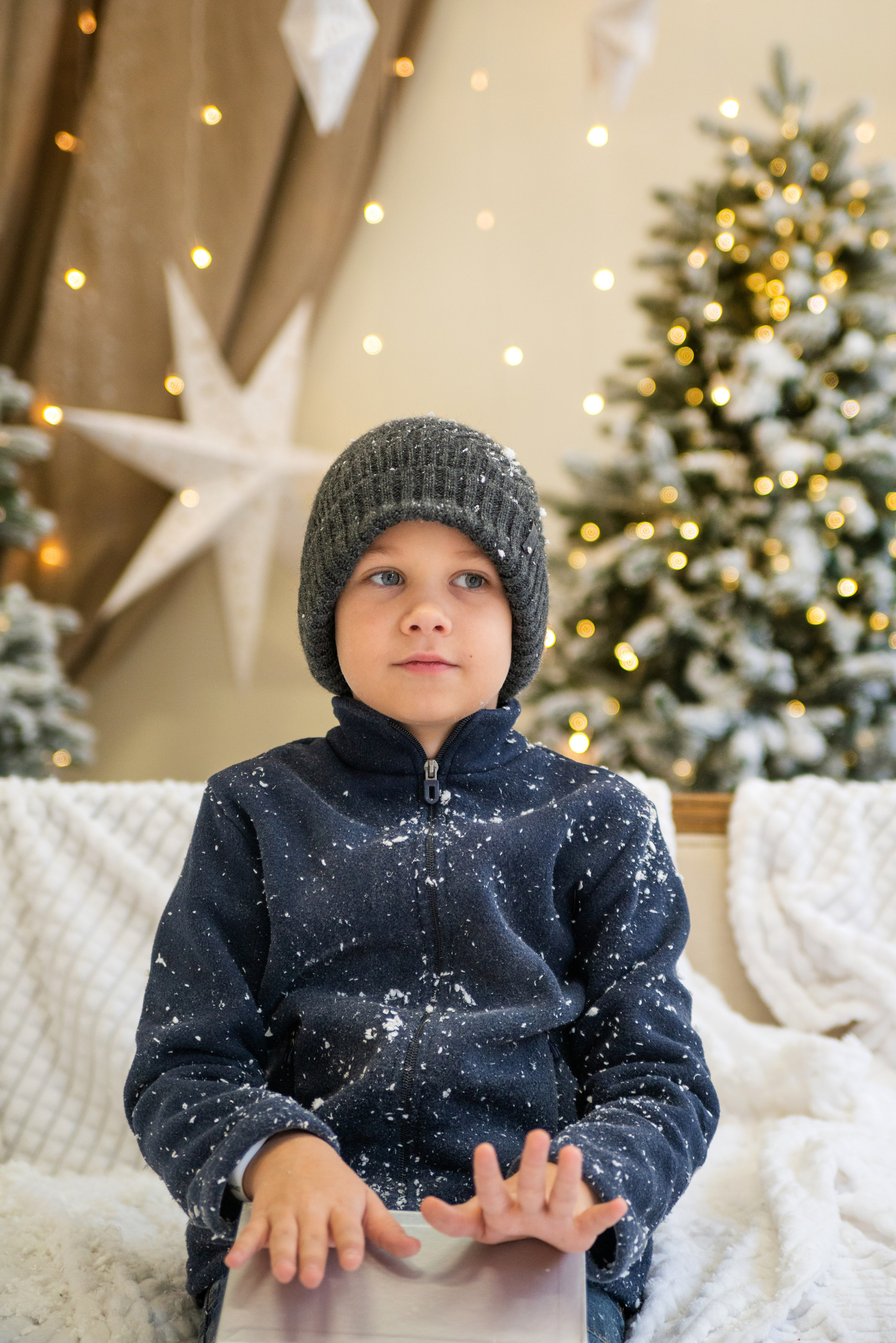 Дети в снежной студии. Фотограф и дизайнер в Москве Екатерина Лобачева