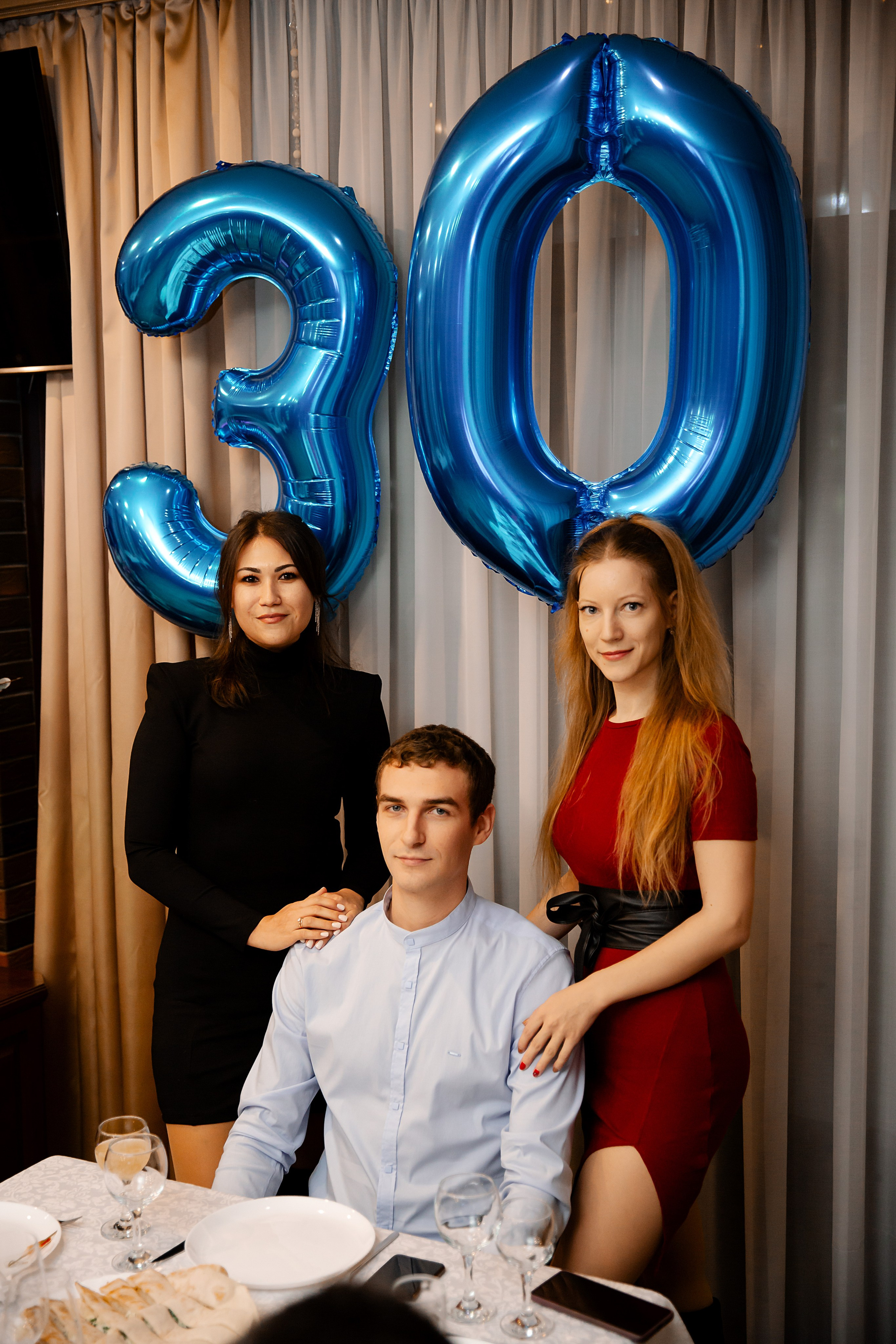 Фотосъемка юбилея в пиццерии Камин