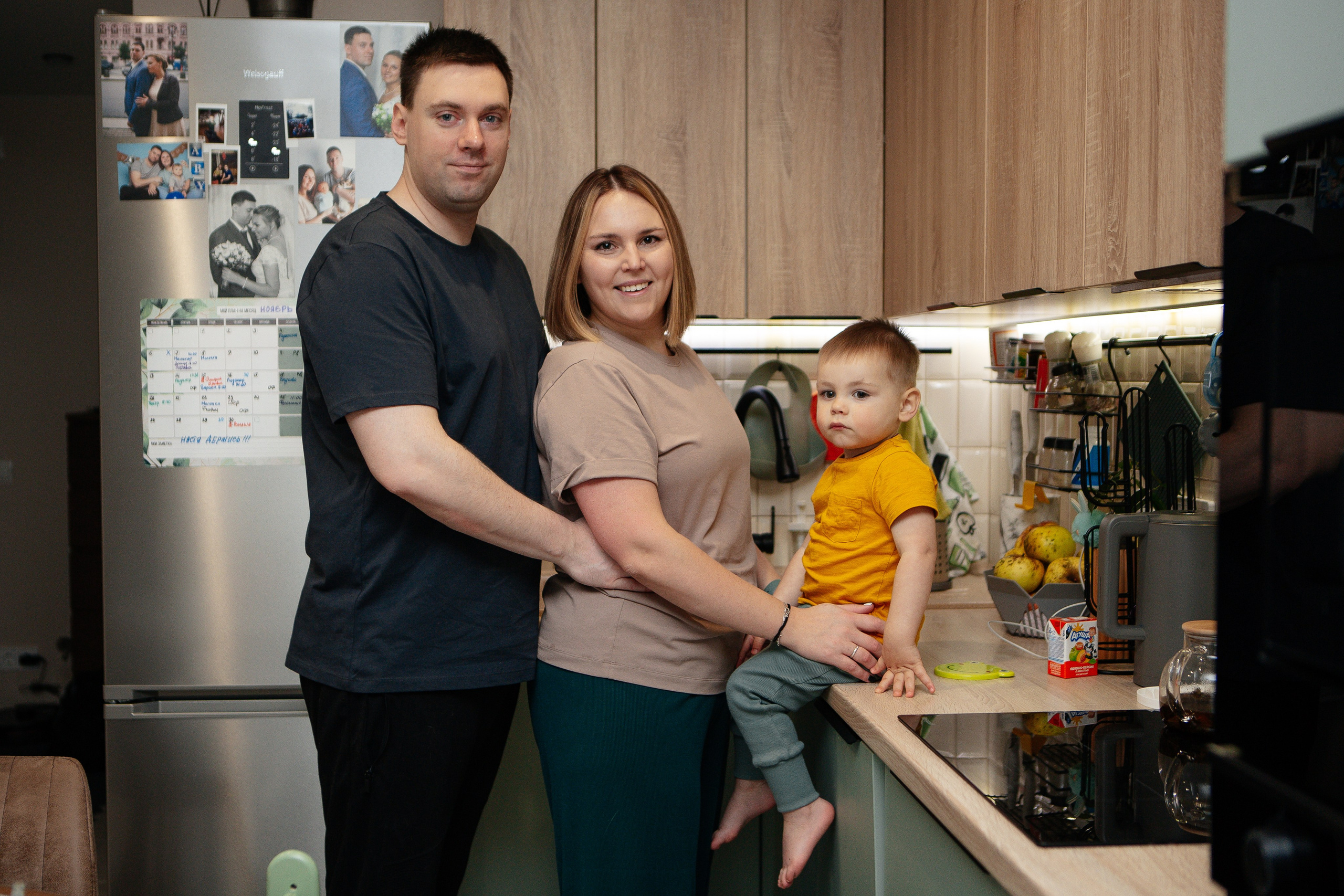 Роман и его семья. Семейный и детский фотограф в Москве Александра Мак