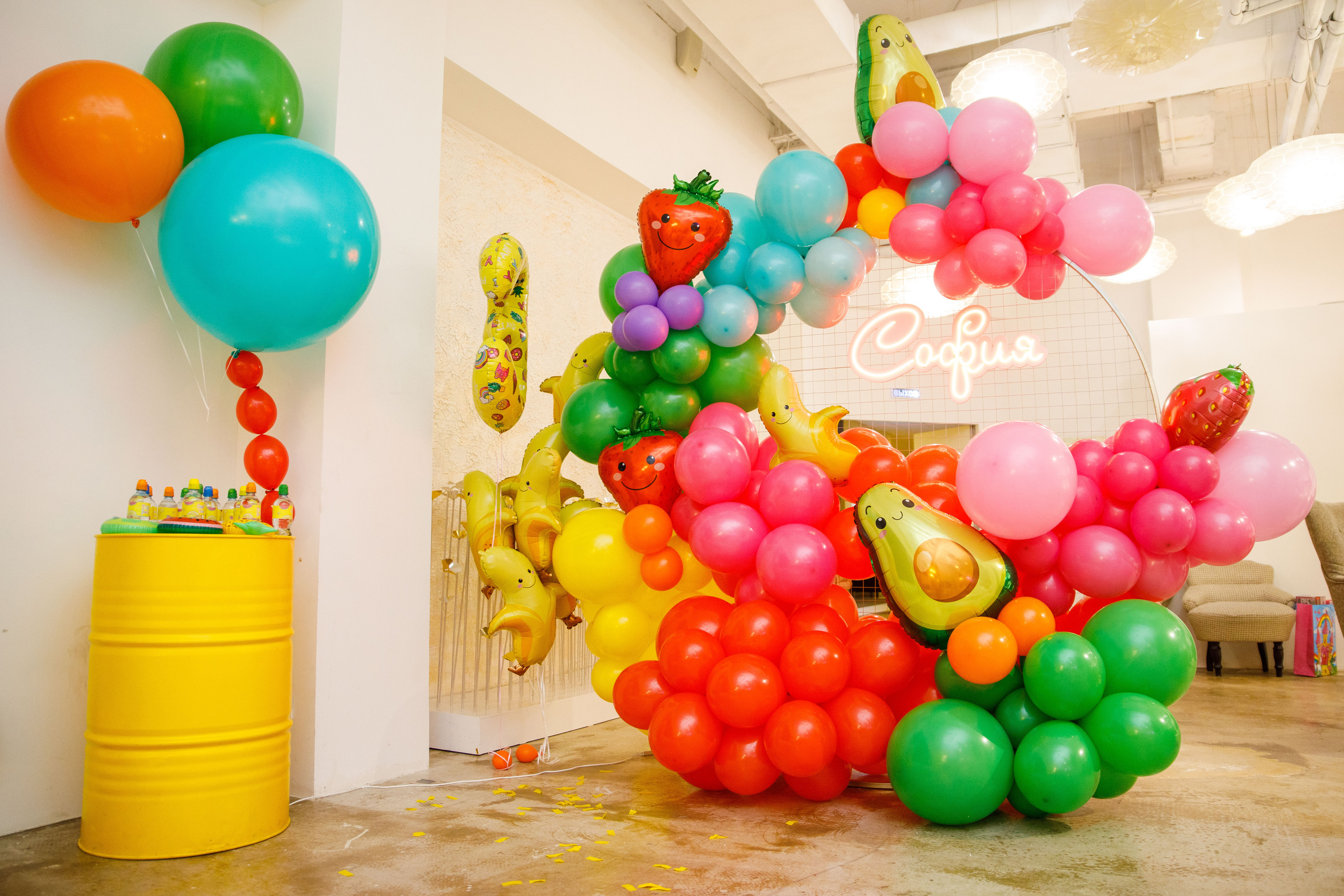 ДР Софии. 3 года. Плюс белое. Фотограф Андрей Баксов