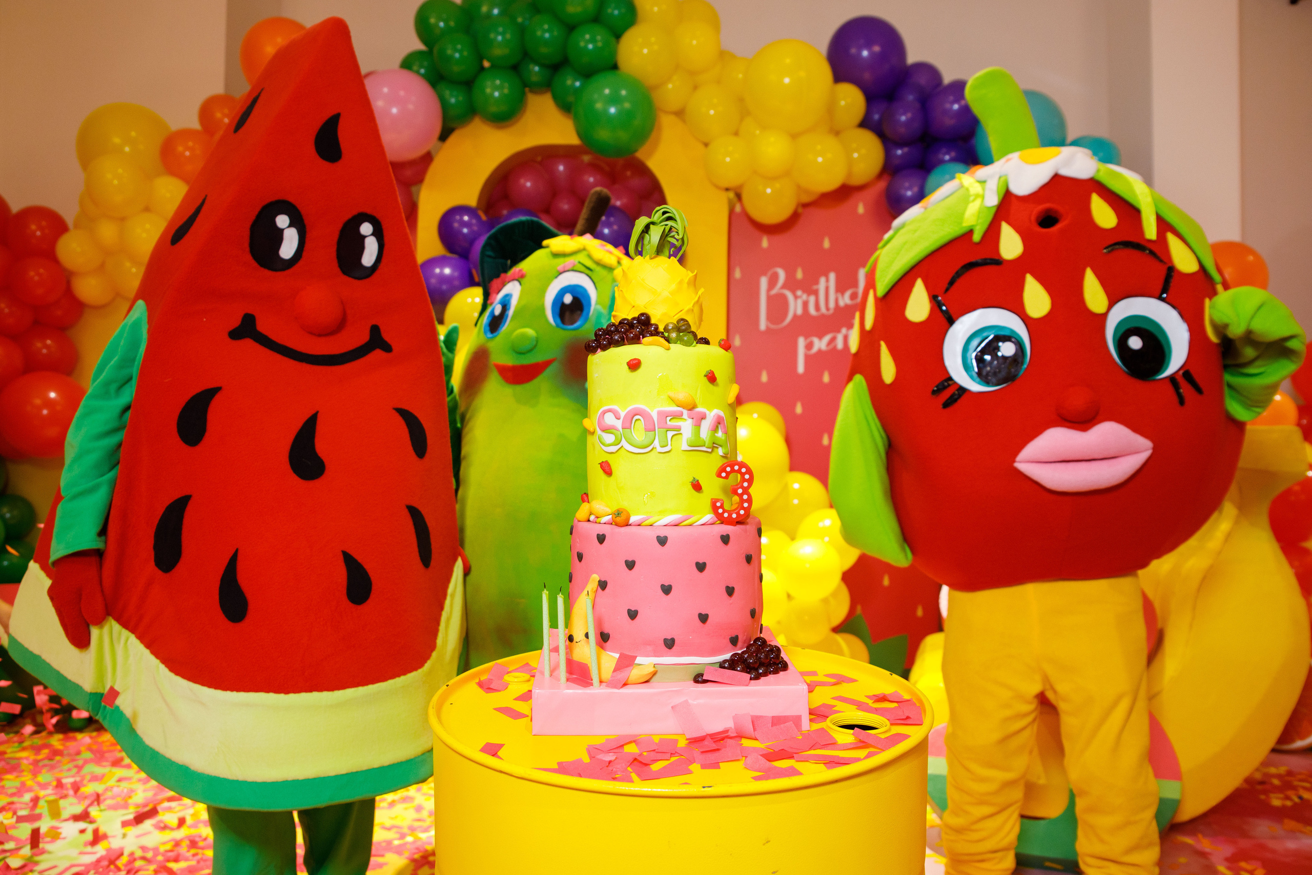 ДР Софии. 3 года. Плюс белое. Фотограф Андрей Баксов