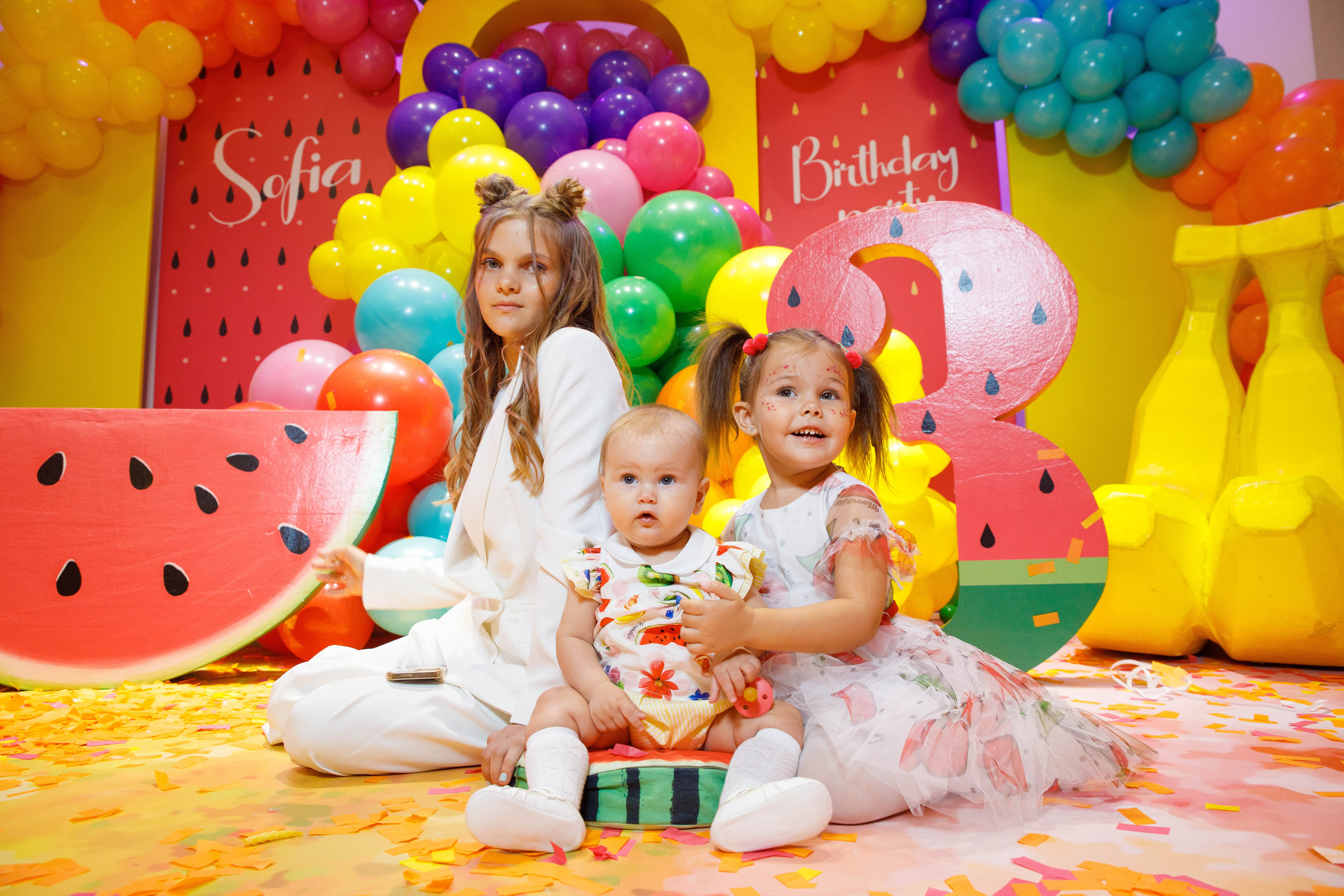 ДР Софии. 3 года. Плюс белое. Фотограф Андрей Баксов