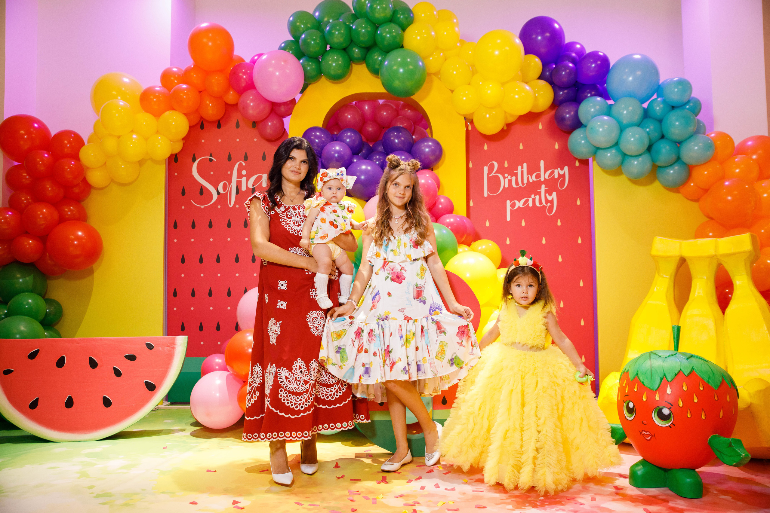 ДР Софии. 3 года. Плюс белое. Фотограф Андрей Баксов