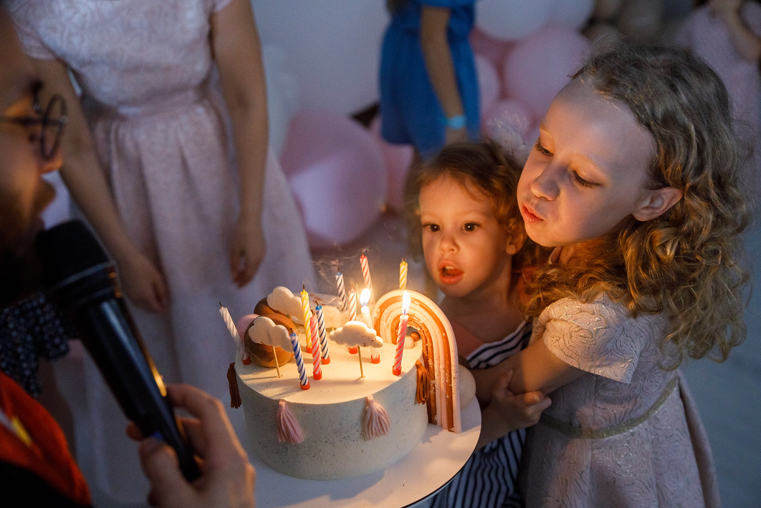 ДР Лизы и Таси. Домик в облаках. Фотограф Андрей Баксов