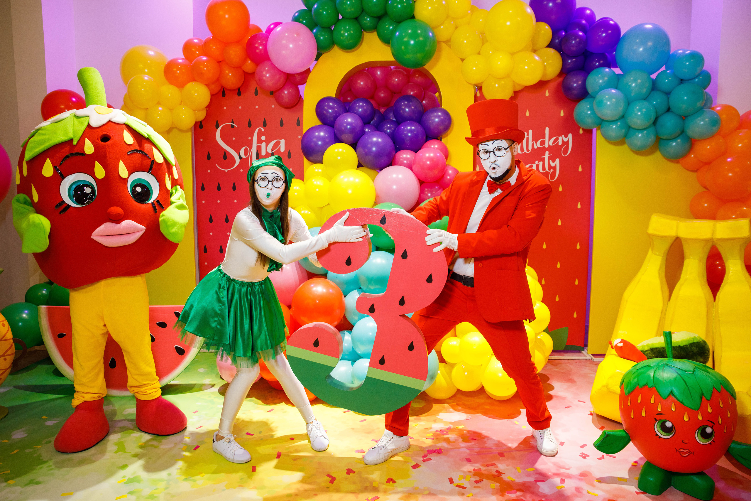 ДР Софии. 3 года. Плюс белое. Фотограф Андрей Баксов