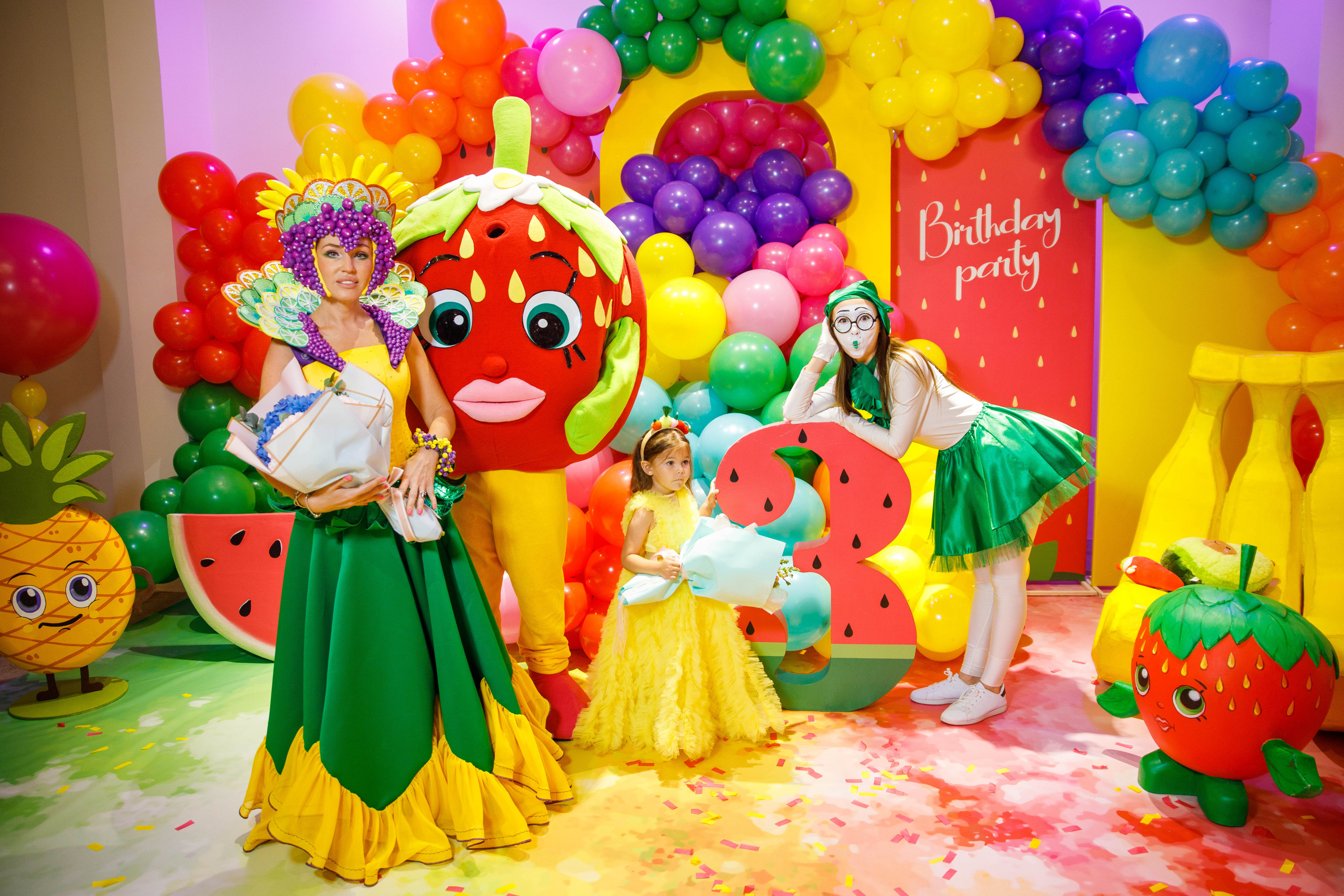 ДР Софии. 3 года. Плюс белое. Фотограф Андрей Баксов