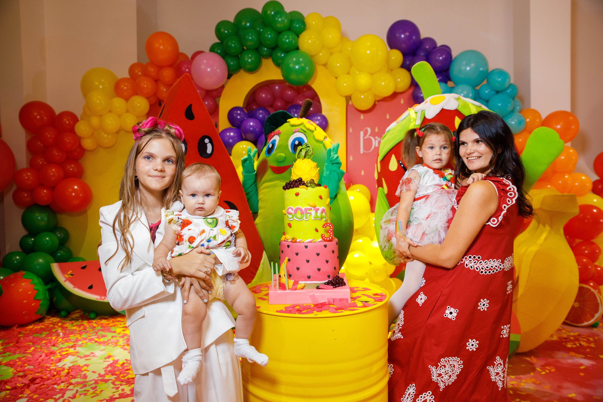 ДР Софии. 3 года. Плюс белое. Фотограф Андрей Баксов