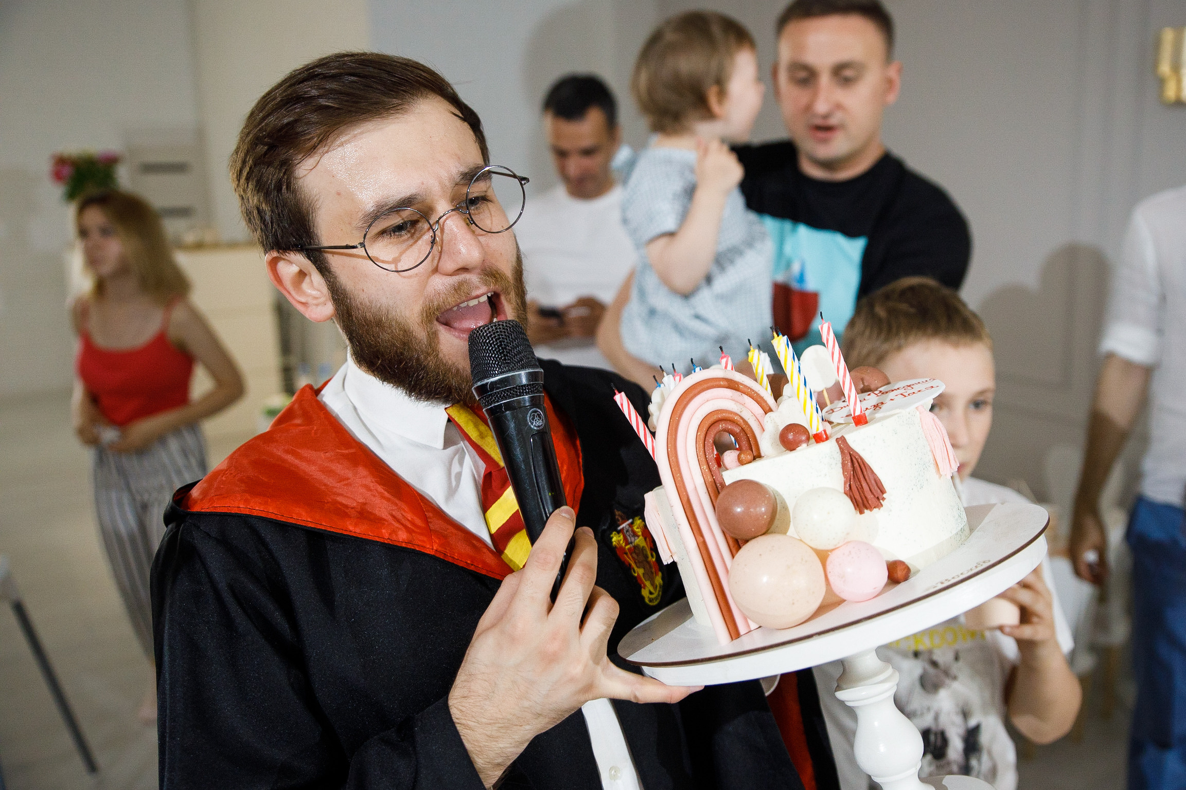 ДР Лизы и Таси. Домик в облаках. Фотограф Андрей Баксов