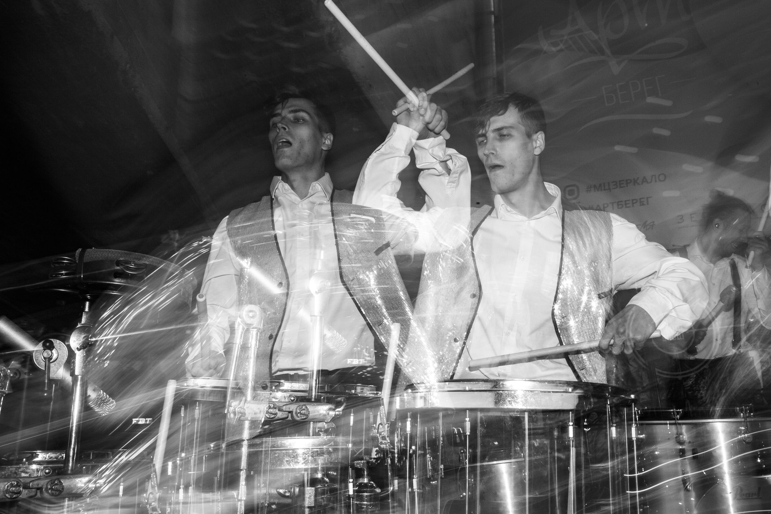 Шоу барабанщиков Zanoza. Свадебный и семейный фотограф В Красноярске Андрей Юсенков