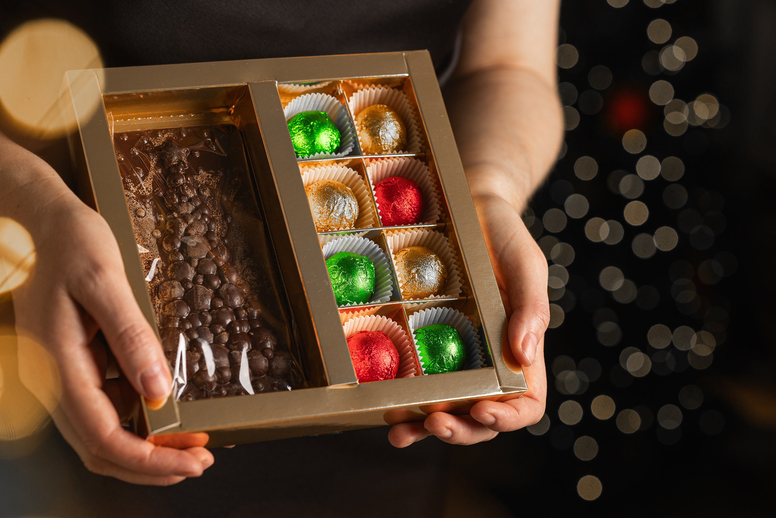 Новогодняя съемка шоколадных изделий. Предметный и фуд-фотограф Лариса Андреева г. Набережные Челны