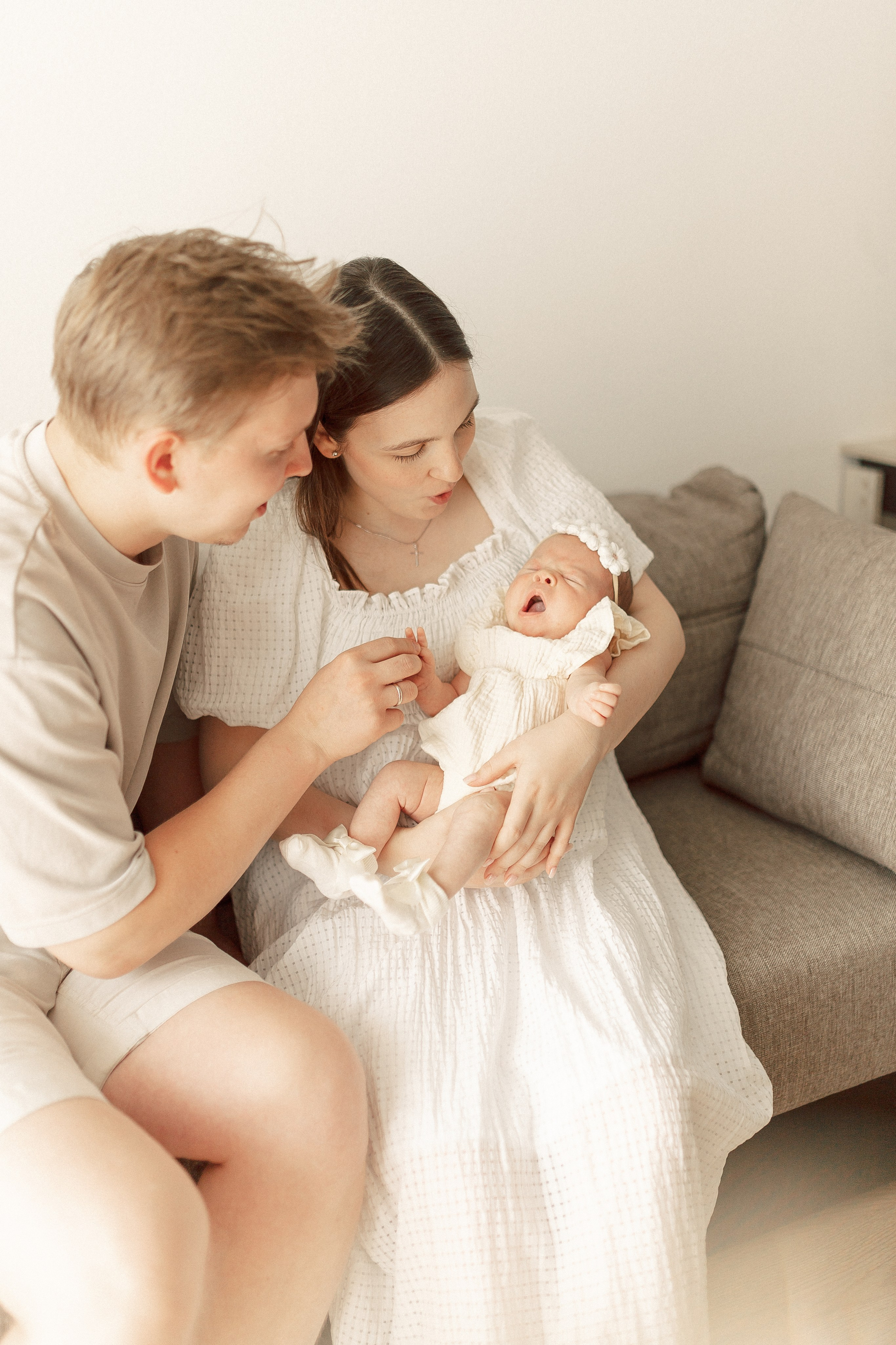 Первый месяц. Семейный и свадебный фотограф в Москве Анна Пожарская
