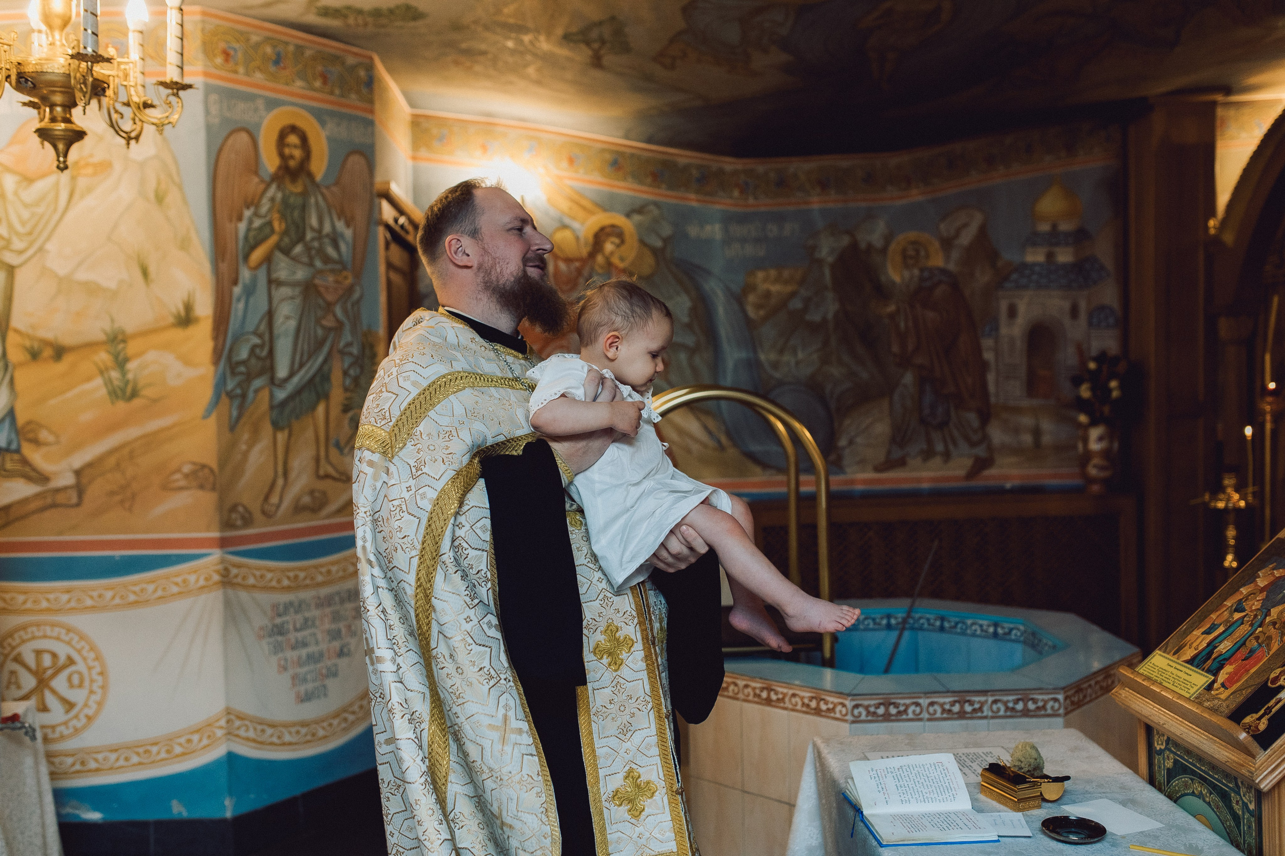 Крещение в Троицком соборе