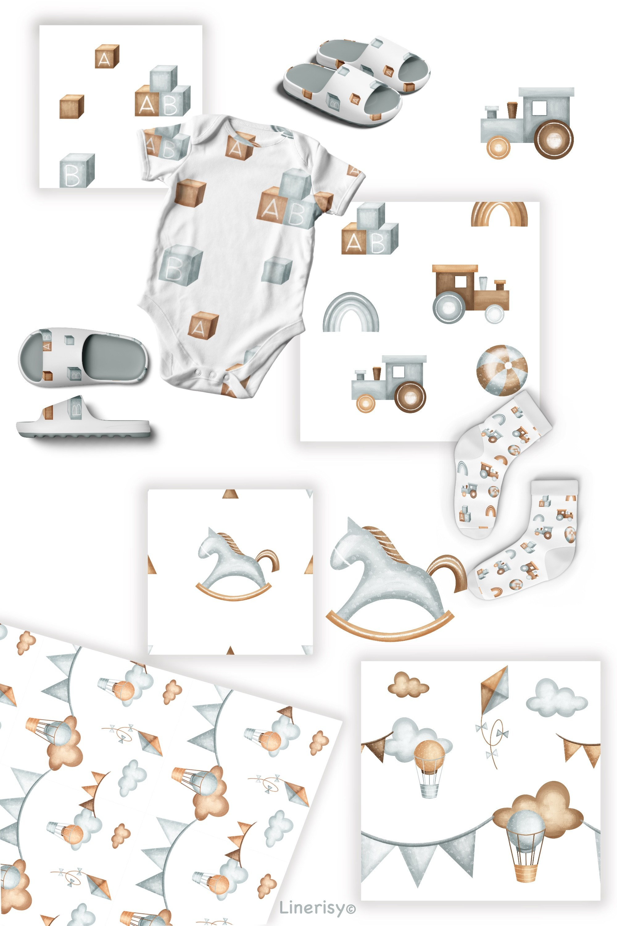 Коллекция «Малыш». Художник-иллюстратор Евгения Бекренёва