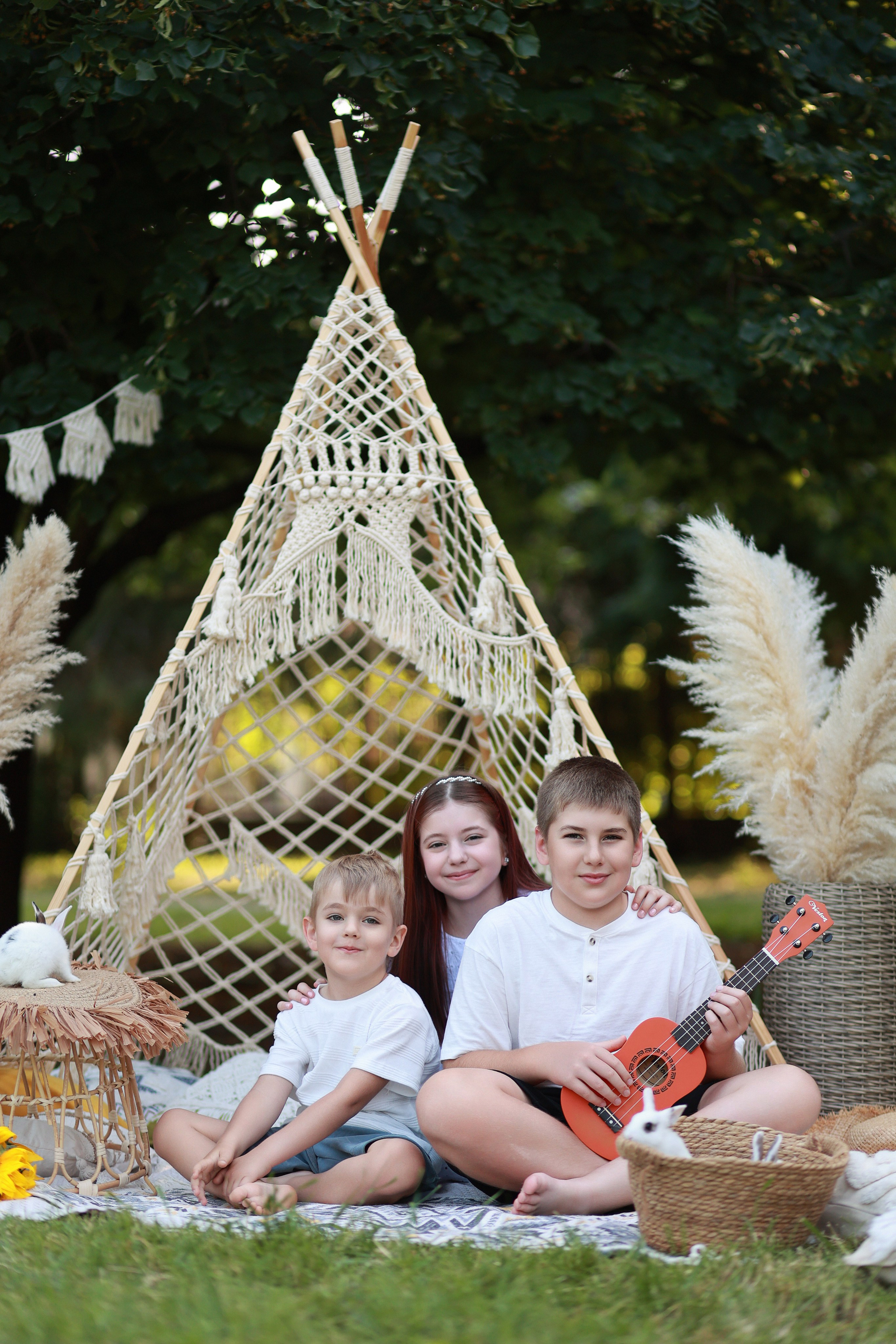 Бохо в Чистяковской Роще. Детский семейный фотограф Краснодар