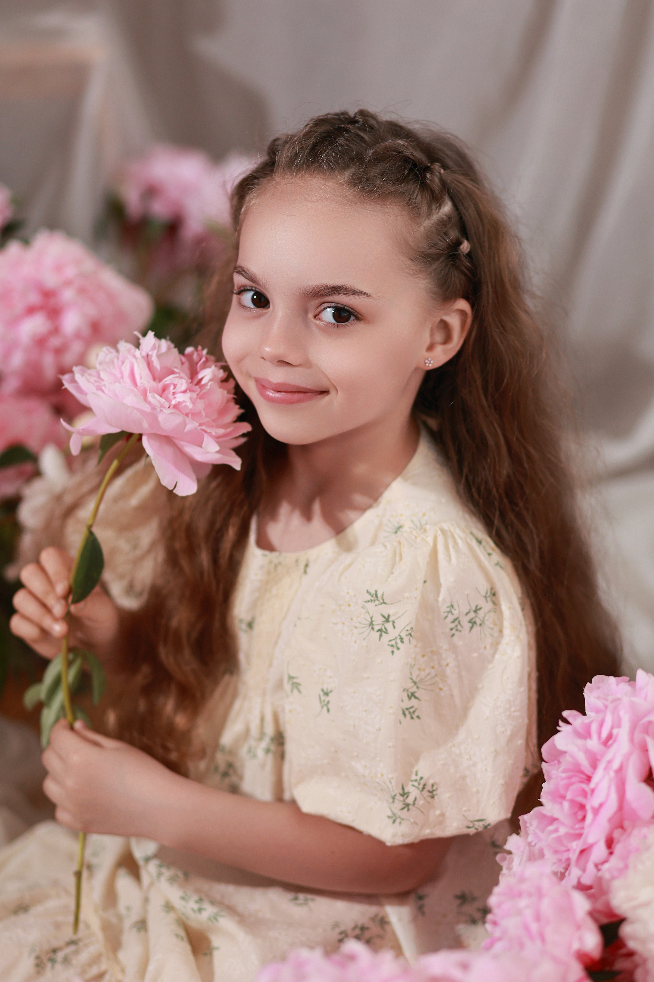 Пионы. Детский семейный фотограф Краснодар