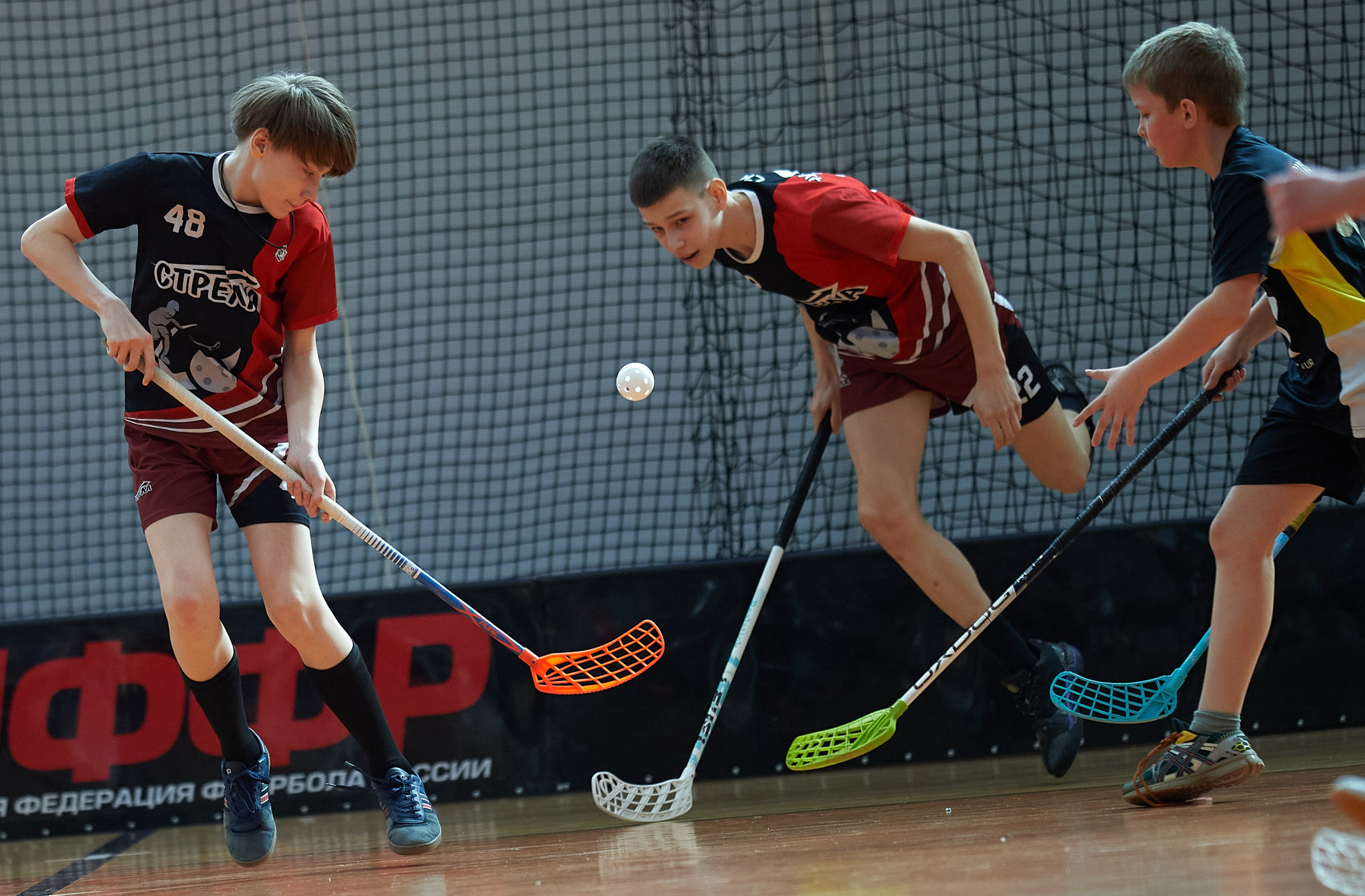Турнир по флорболу 2025 Ника в Ижевске. Спортивный репортажный фотограф в Ижевске Сергей Мерзляков