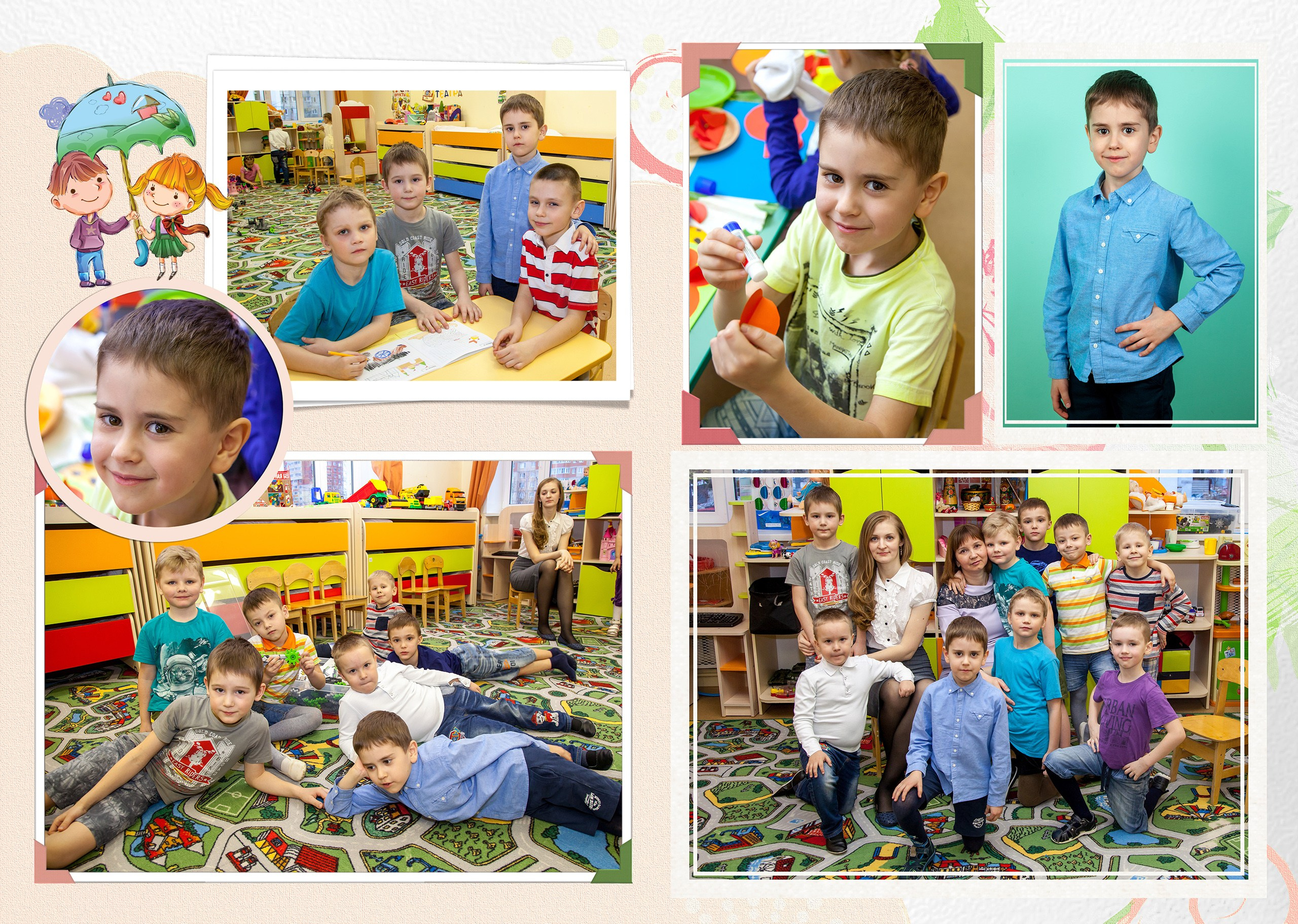 Малыши. Альбом выпускника детского сада. Съёмка выпускного в детском саду