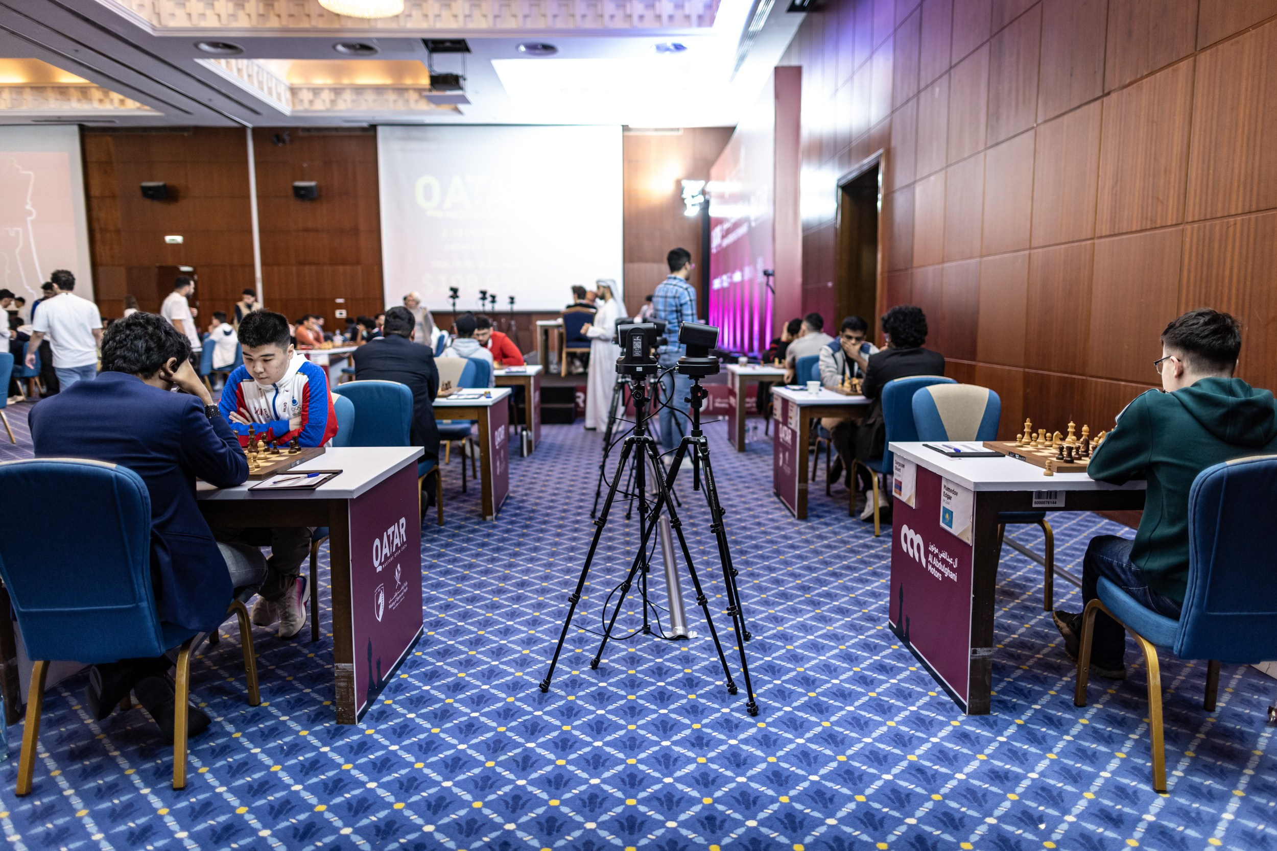2024.12.04 Qatar Masters Open 2024 — Round2. Фотограф Анна Штурман (репортажная съёмка любых событий и мероприятий) Anna Shtourman photographer