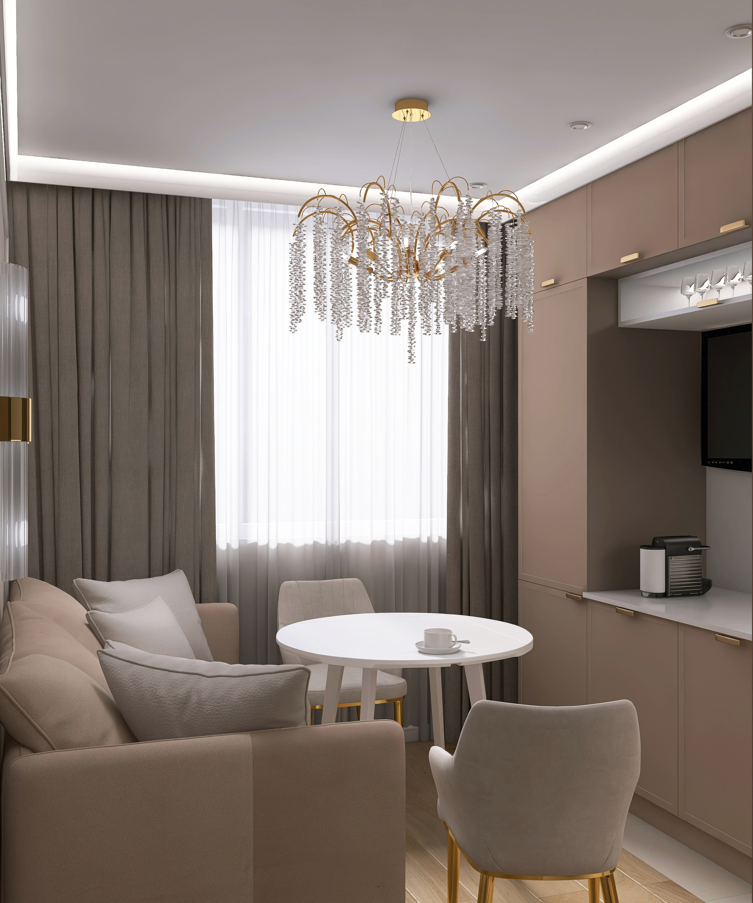 Дизайн-проект в Нео-классике. Главная