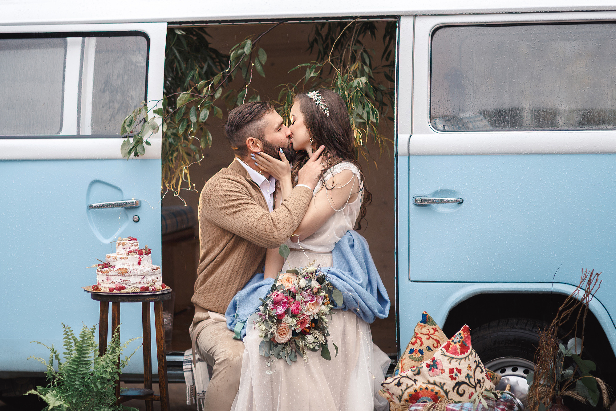 Свадьба в дождь. Свадебный фотограф в Санкт-Петербурге Наталья Вендт