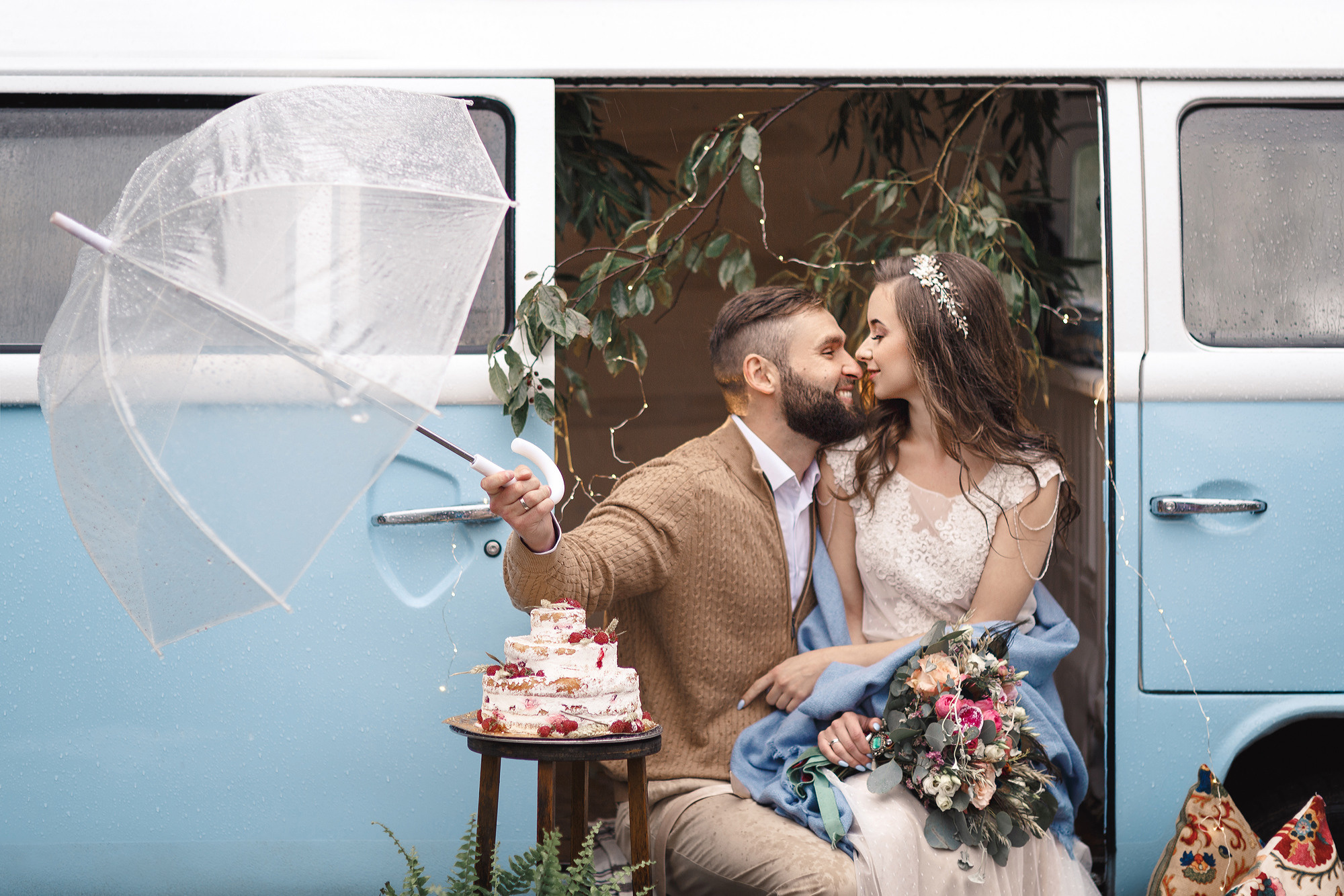 Свадьба в дождь. Свадебный фотограф в Санкт-Петербурге Наталья Вендт