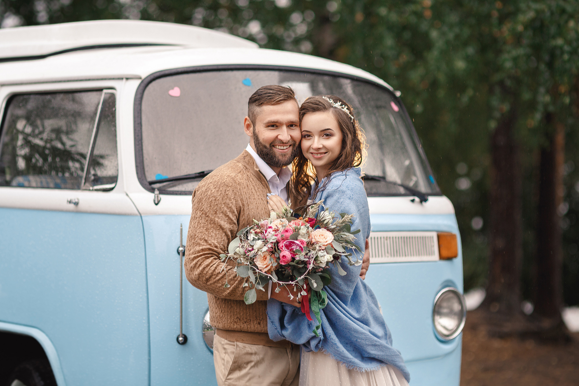 Свадьба в дождь. Свадебный фотограф в Санкт-Петербурге Наталья Вендт