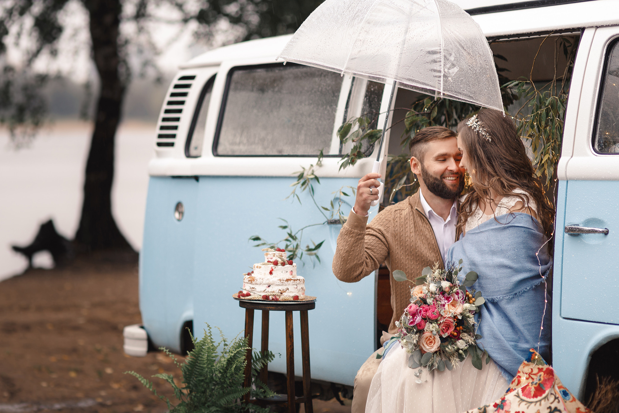 Свадьба в дождь. Свадебный фотограф в Санкт-Петербурге Наталья Вендт