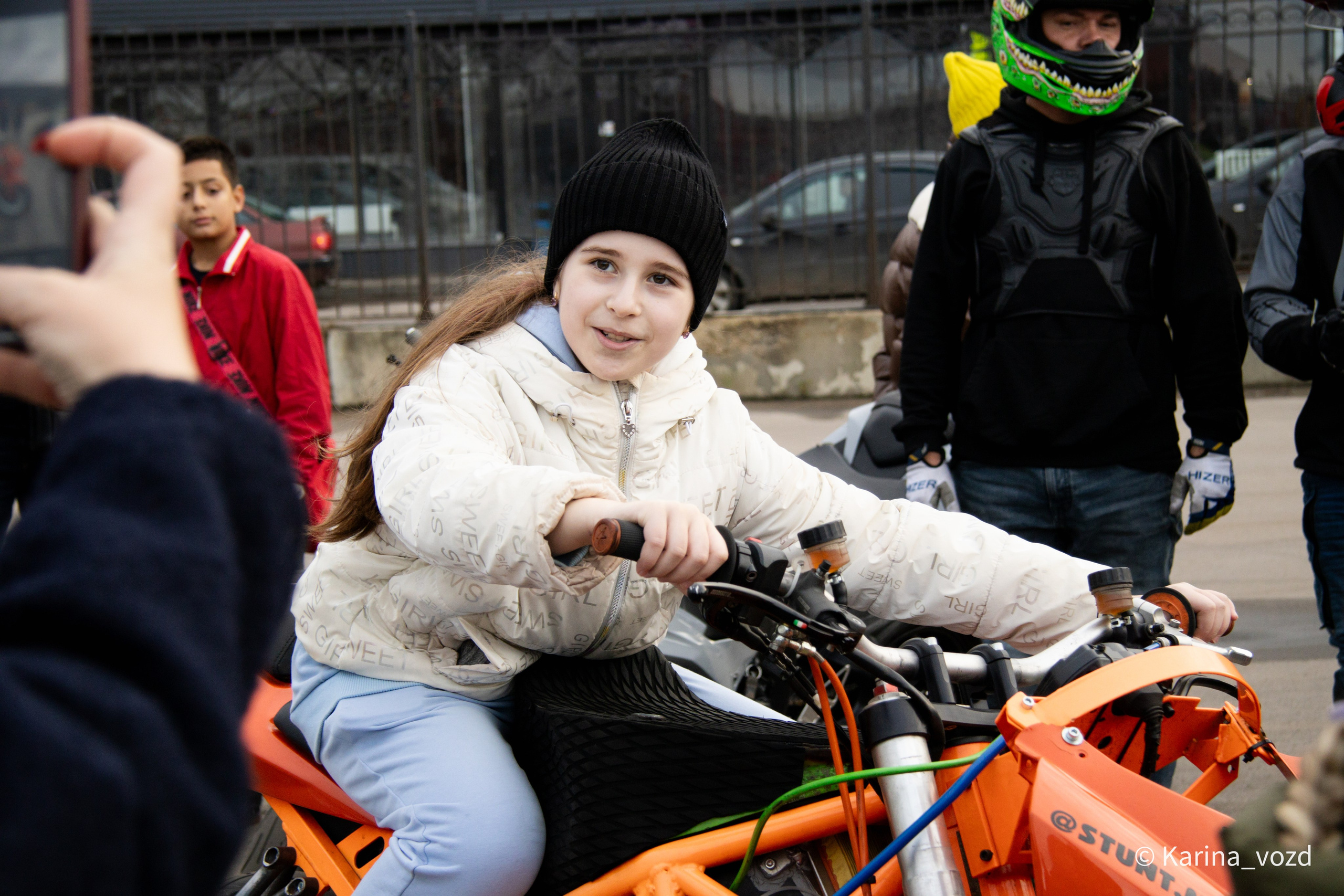 Выступление команды МОТО ШОУ SMT (Стантрайдинг, мотошоу). Репортажный фотограф в Москве и Зеленограде Karina-vozd