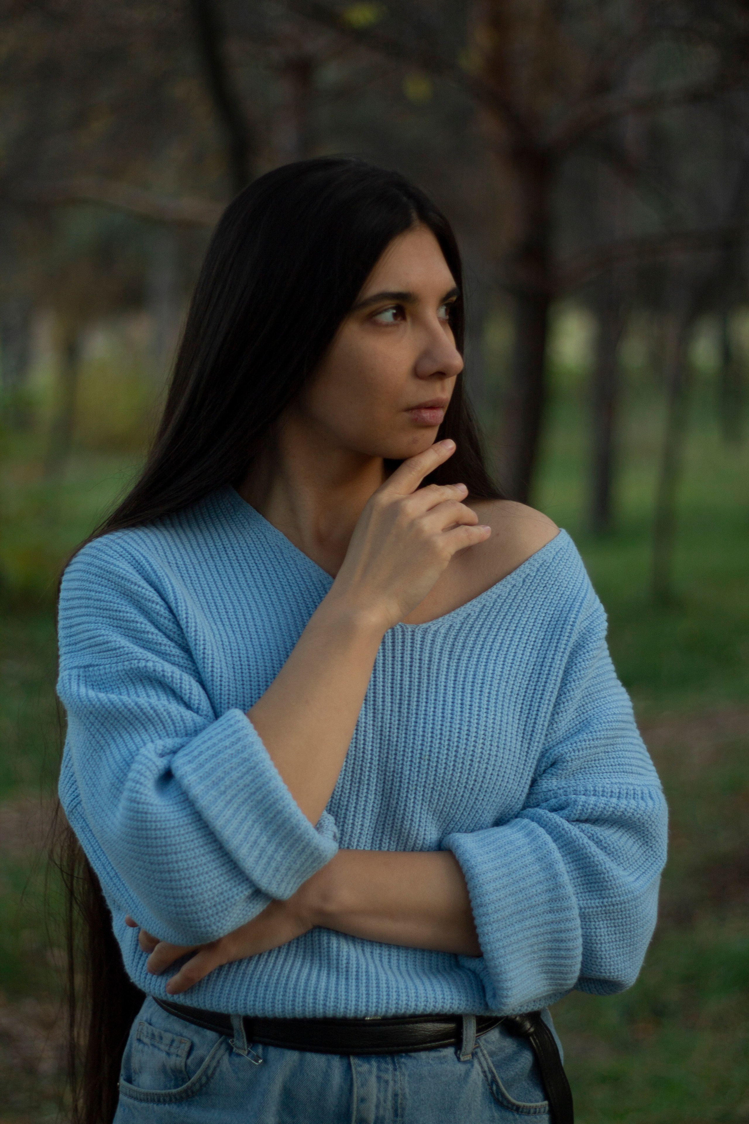 Юля в парке