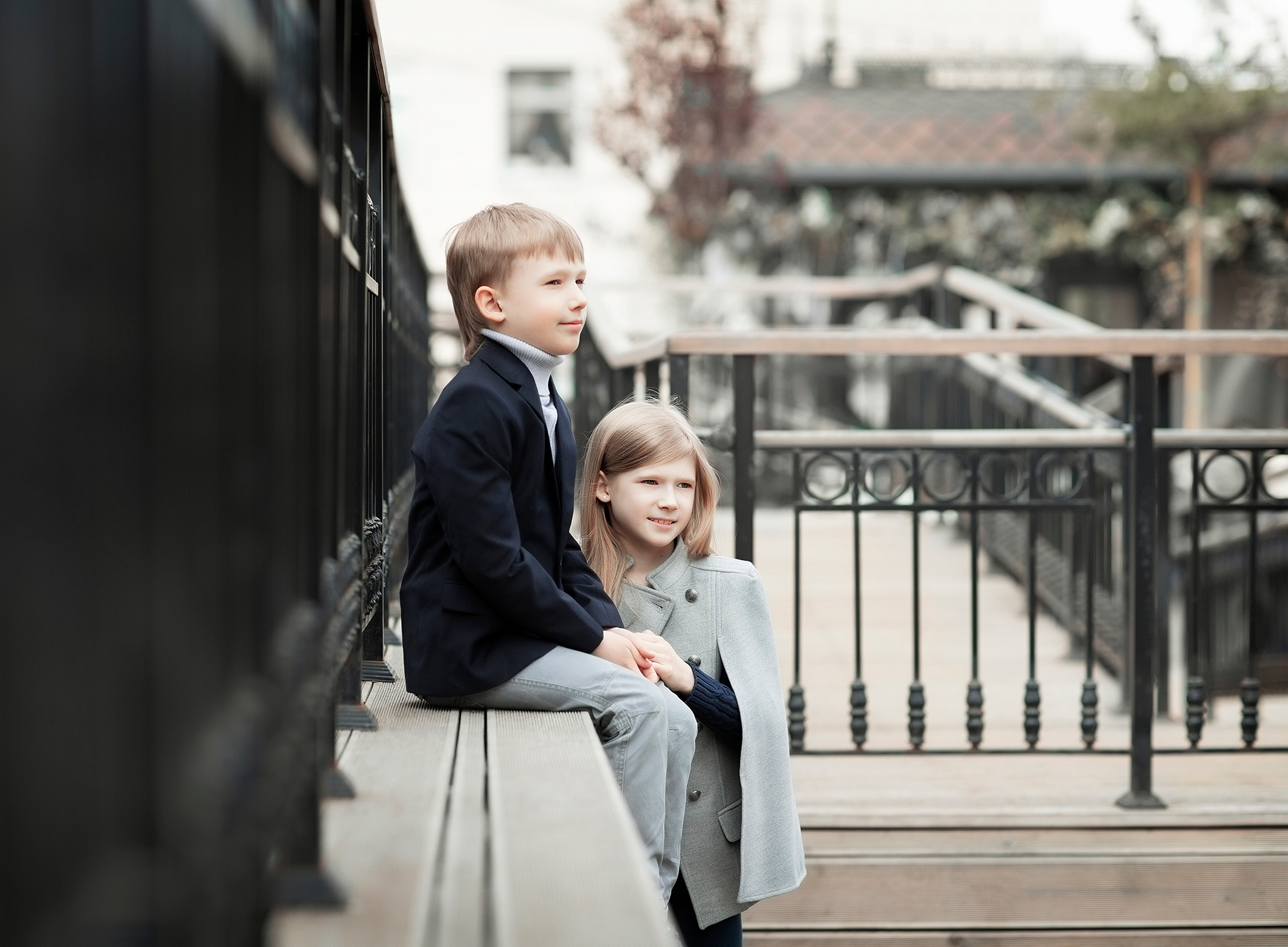 Фотосессия в городе в Москве. Детский и семейный фотограф в Москве Лина Левина