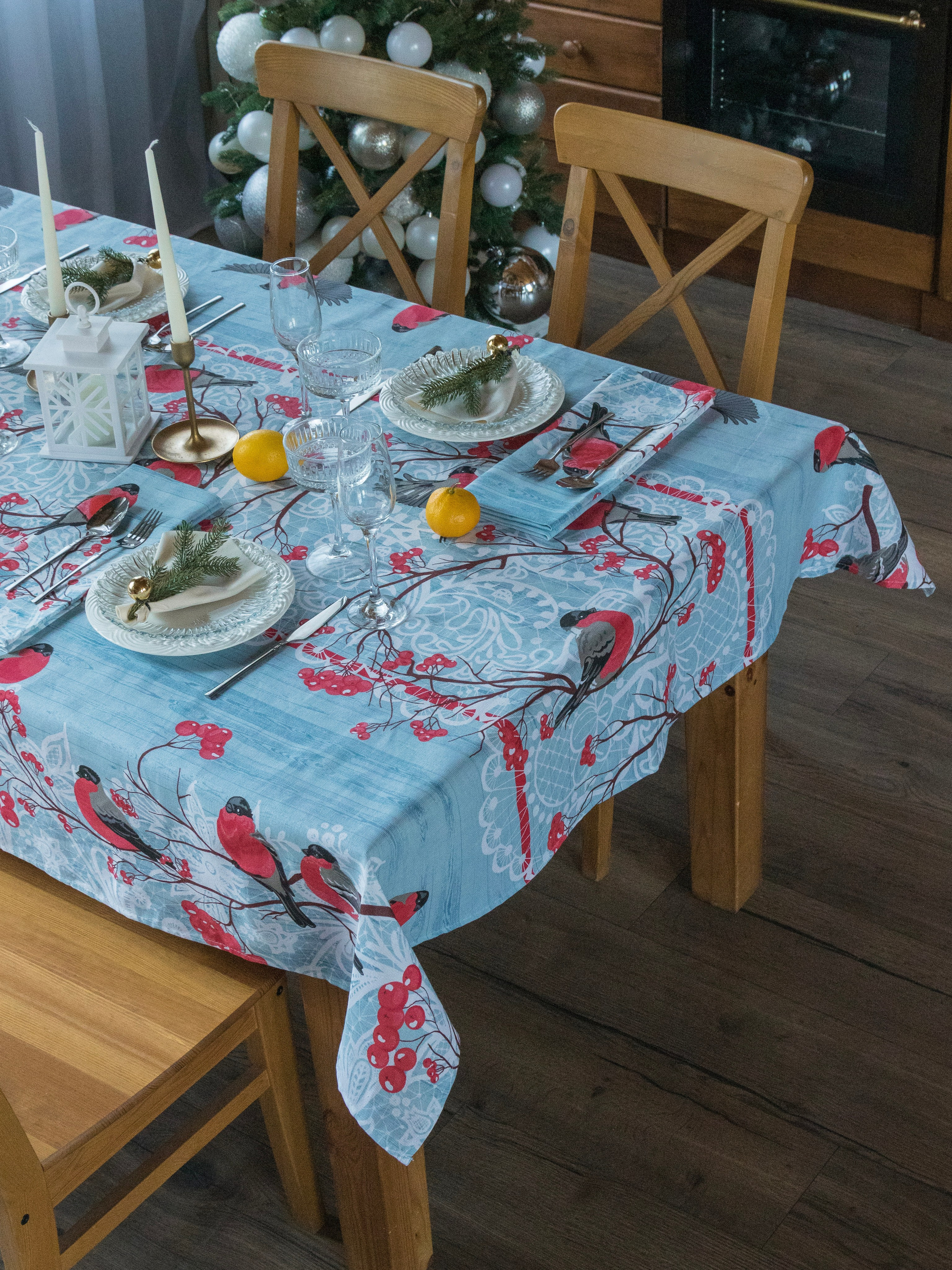 Скатерть новогодняя. Фотостудия для Wildberries Ozon