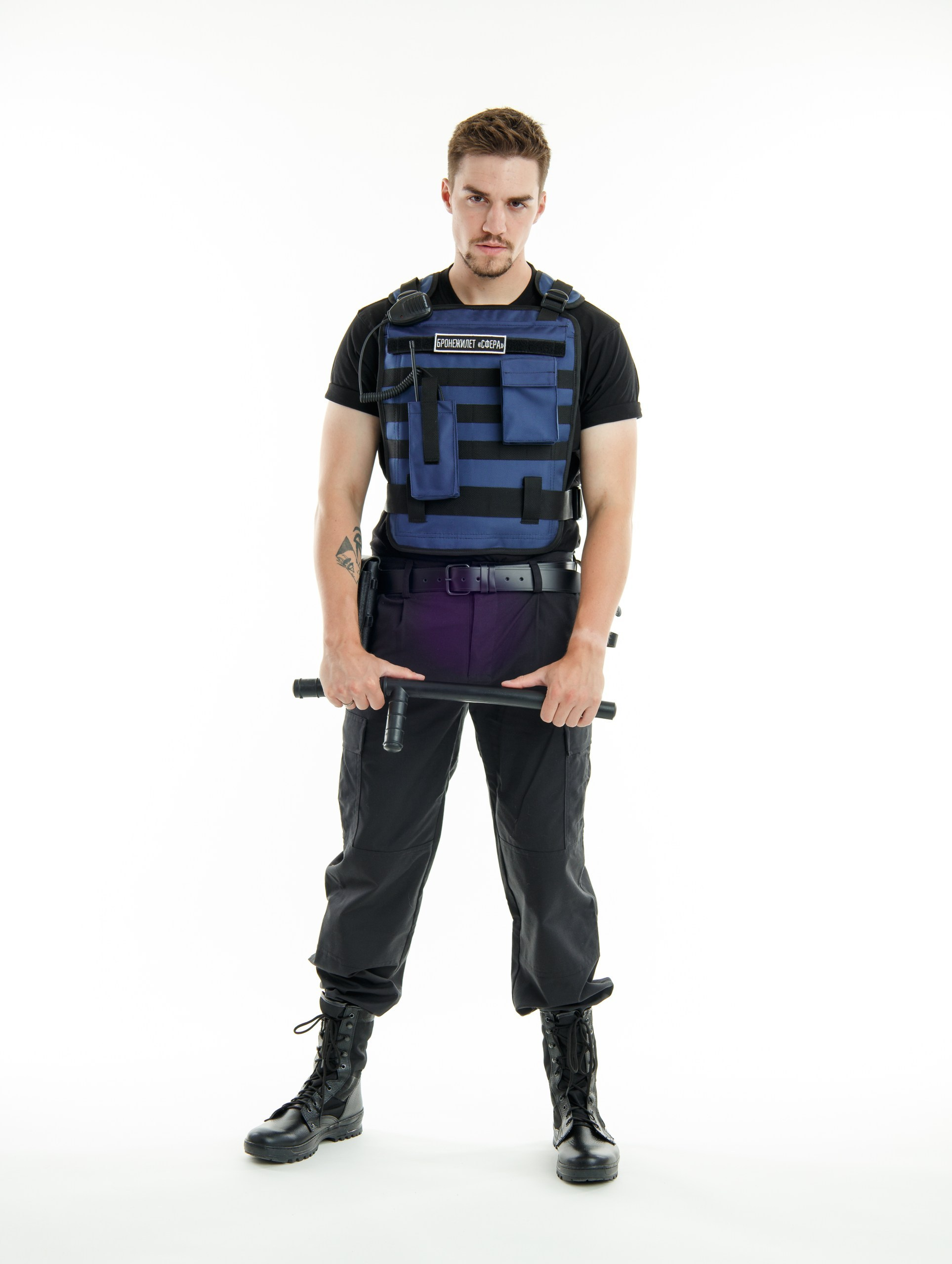 Съёмка бронежилетов. Студия коммерческой съемки ХВОЯ